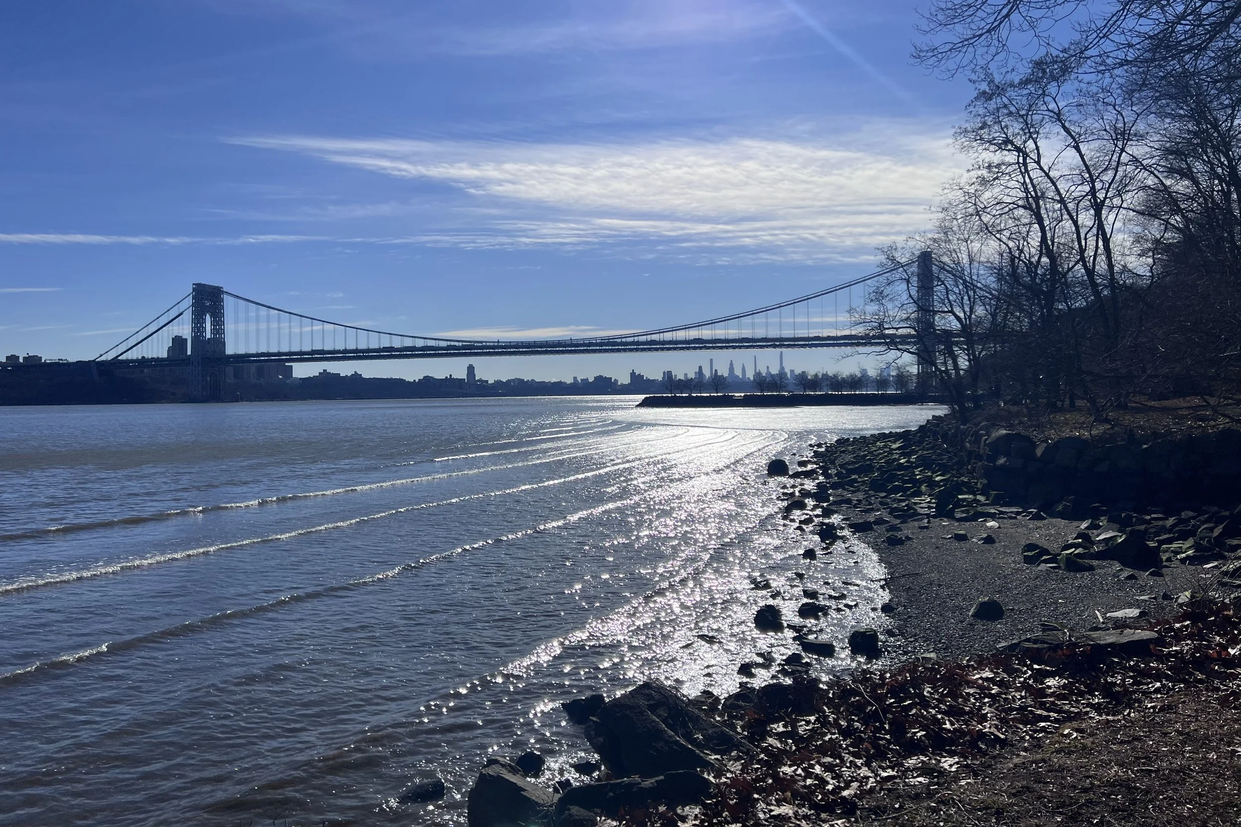 View of Manhattan and George Washington Bridge  Photo by Sari Kutch, LCSW