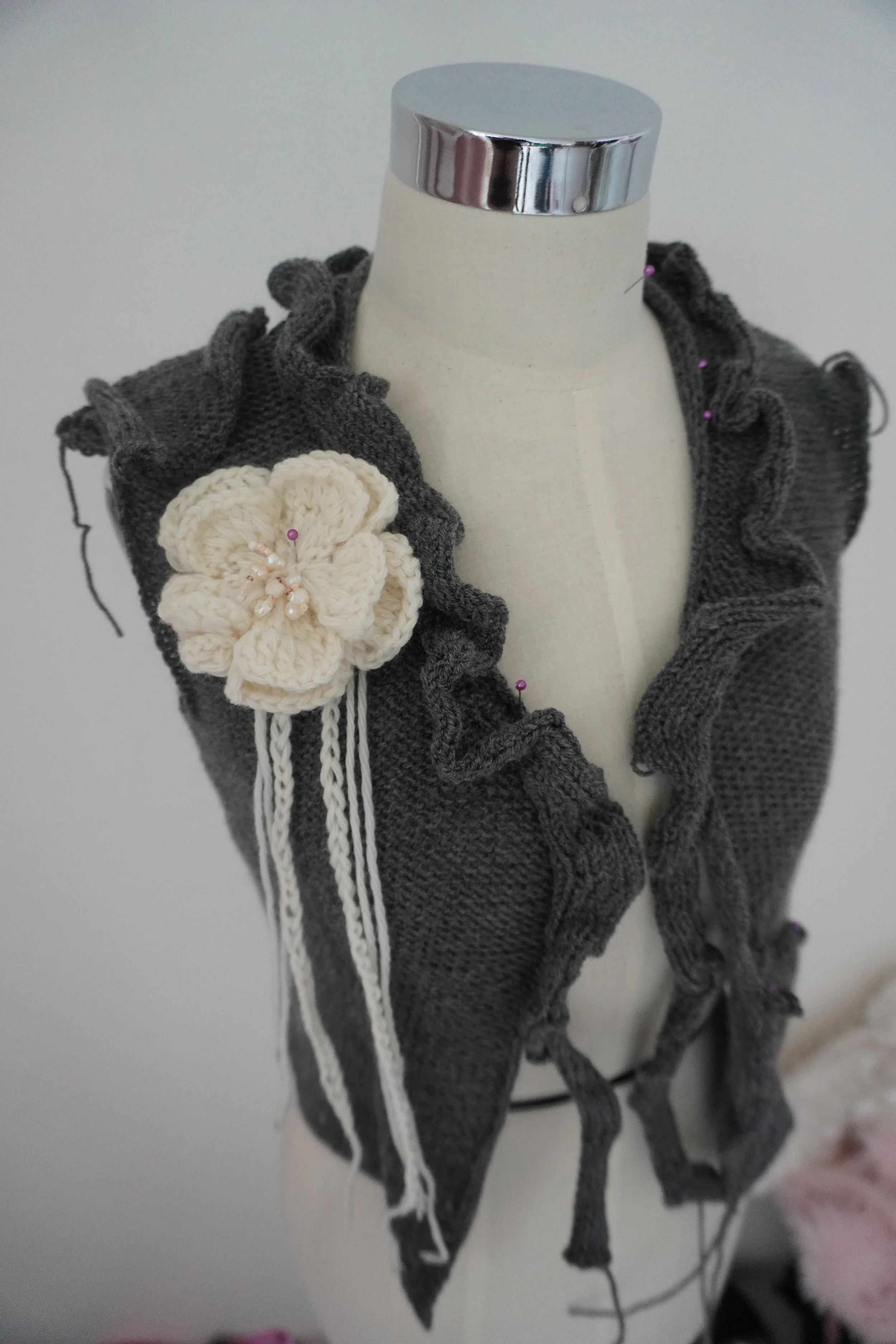 Floral Pearl Brooch