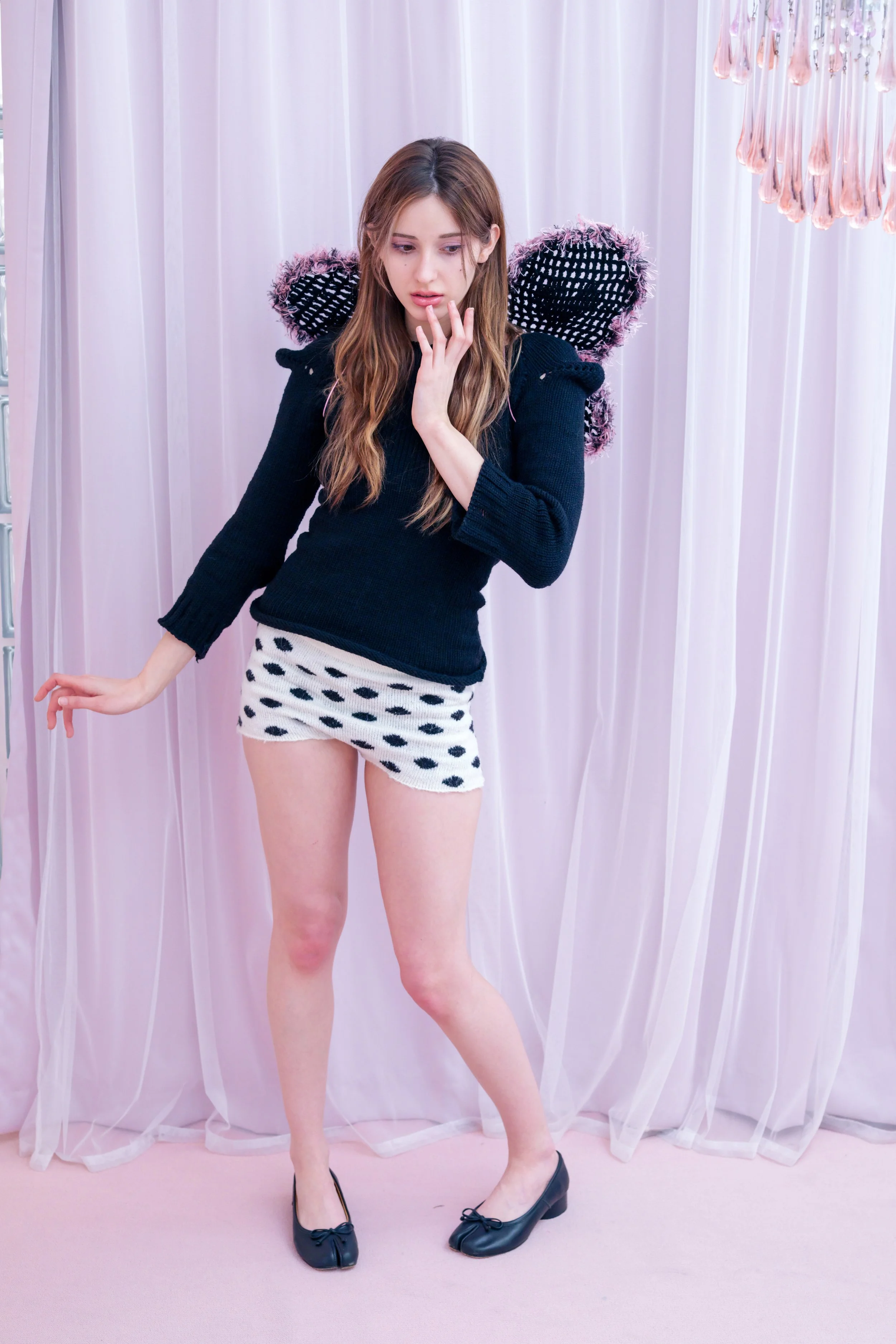 Polkadot Mini Shorts
