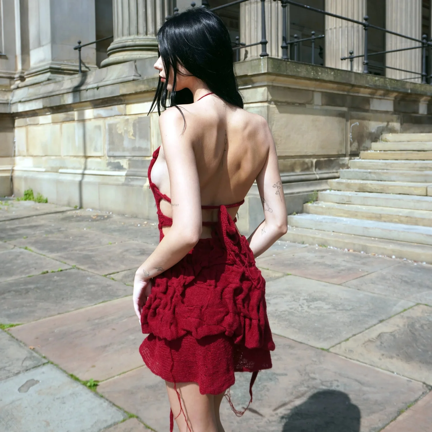 slim fit dress slacks Akira Ruby Rose Velvet Mini Dress main image 0