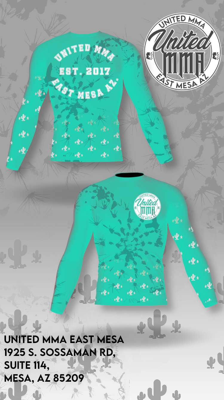 United MMA EST. Long Sleeve Rash Guard (Pre-Order)