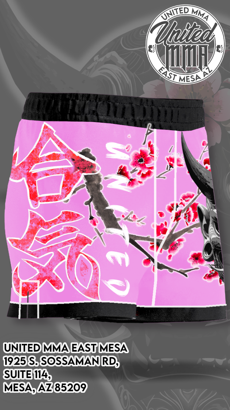 United MMA Oni Mask Fight Shorts (Pre-Order)