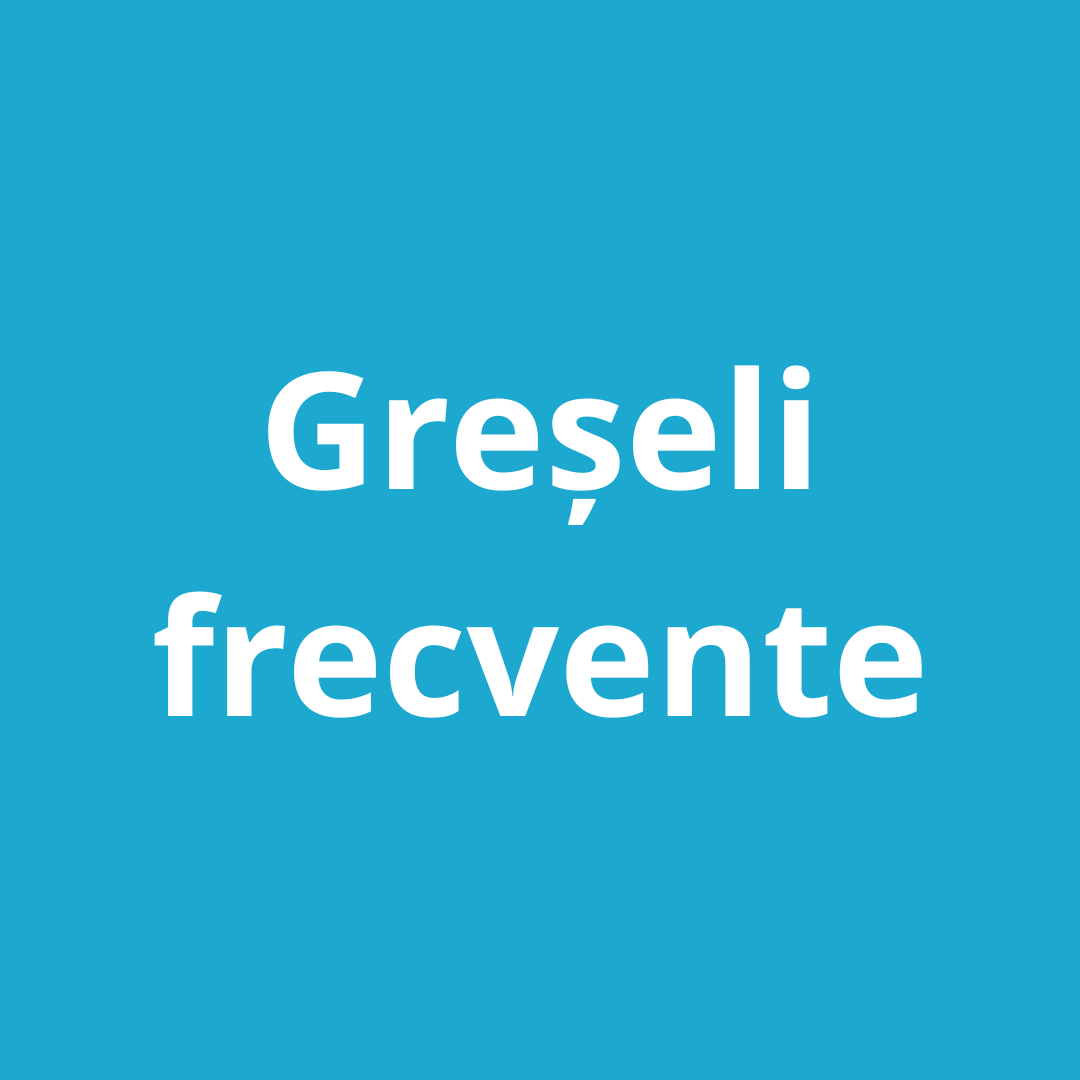 Cele mai frecvente greșeli în carieră (și cum le poți corecta)