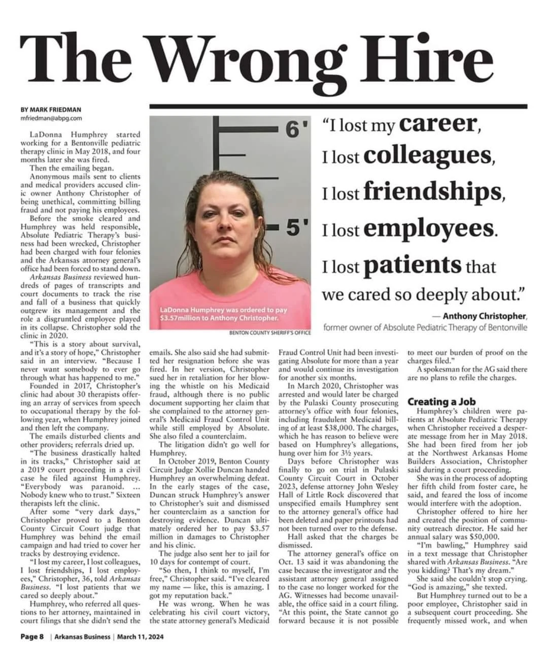 The legal saga of Ladonna Humphrey