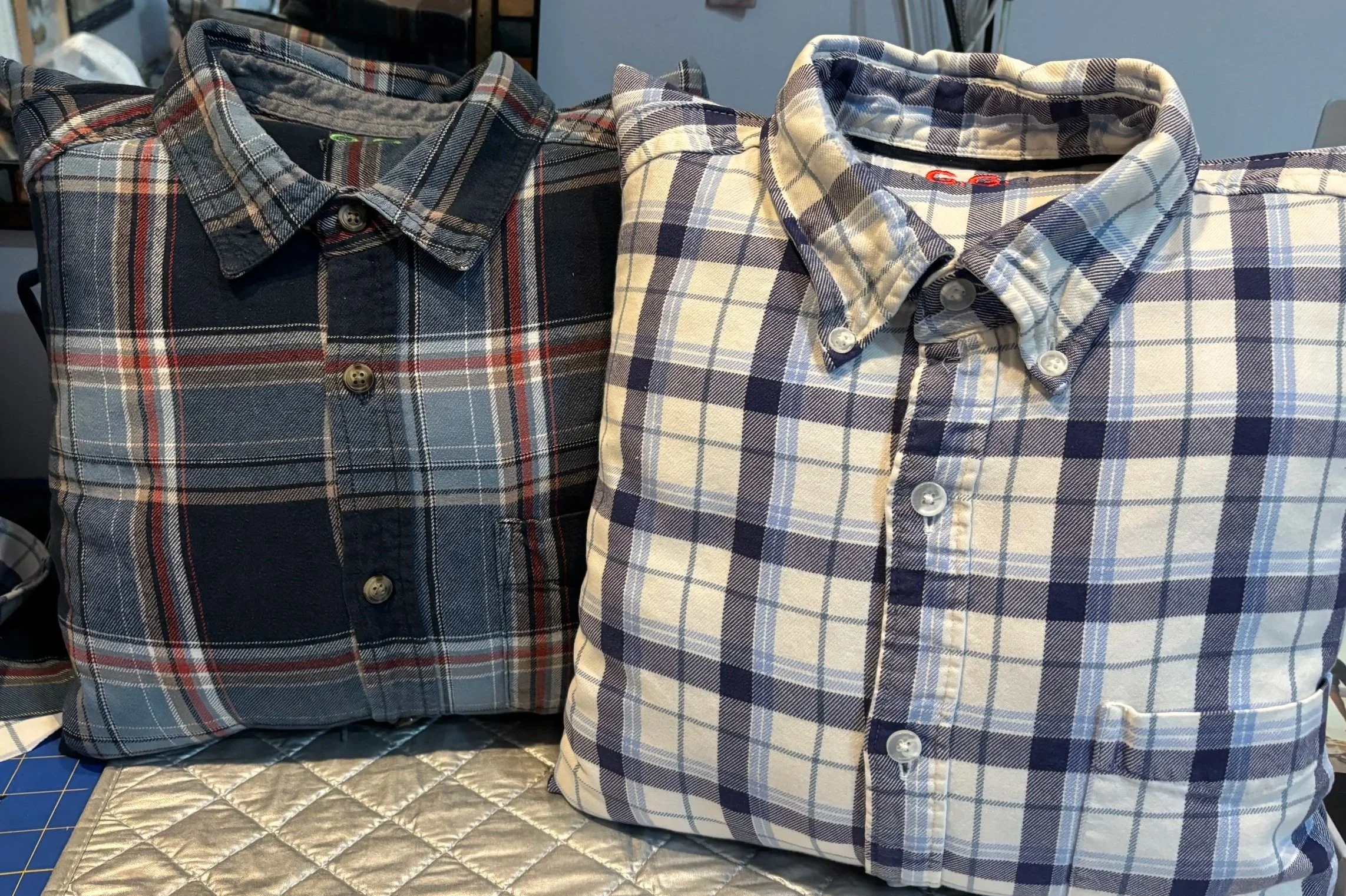 Mens shirt pillows