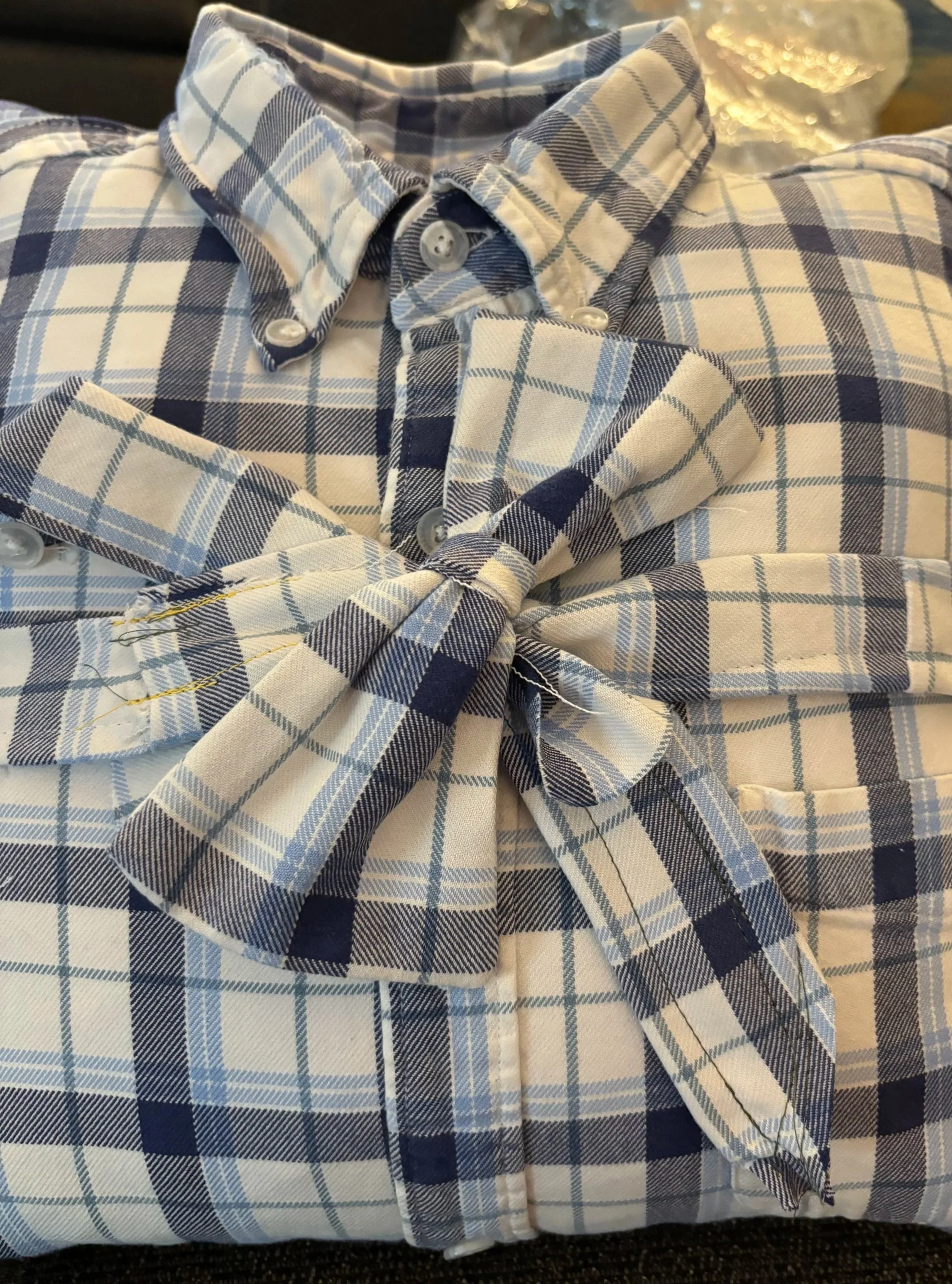Mens shirt pillow
