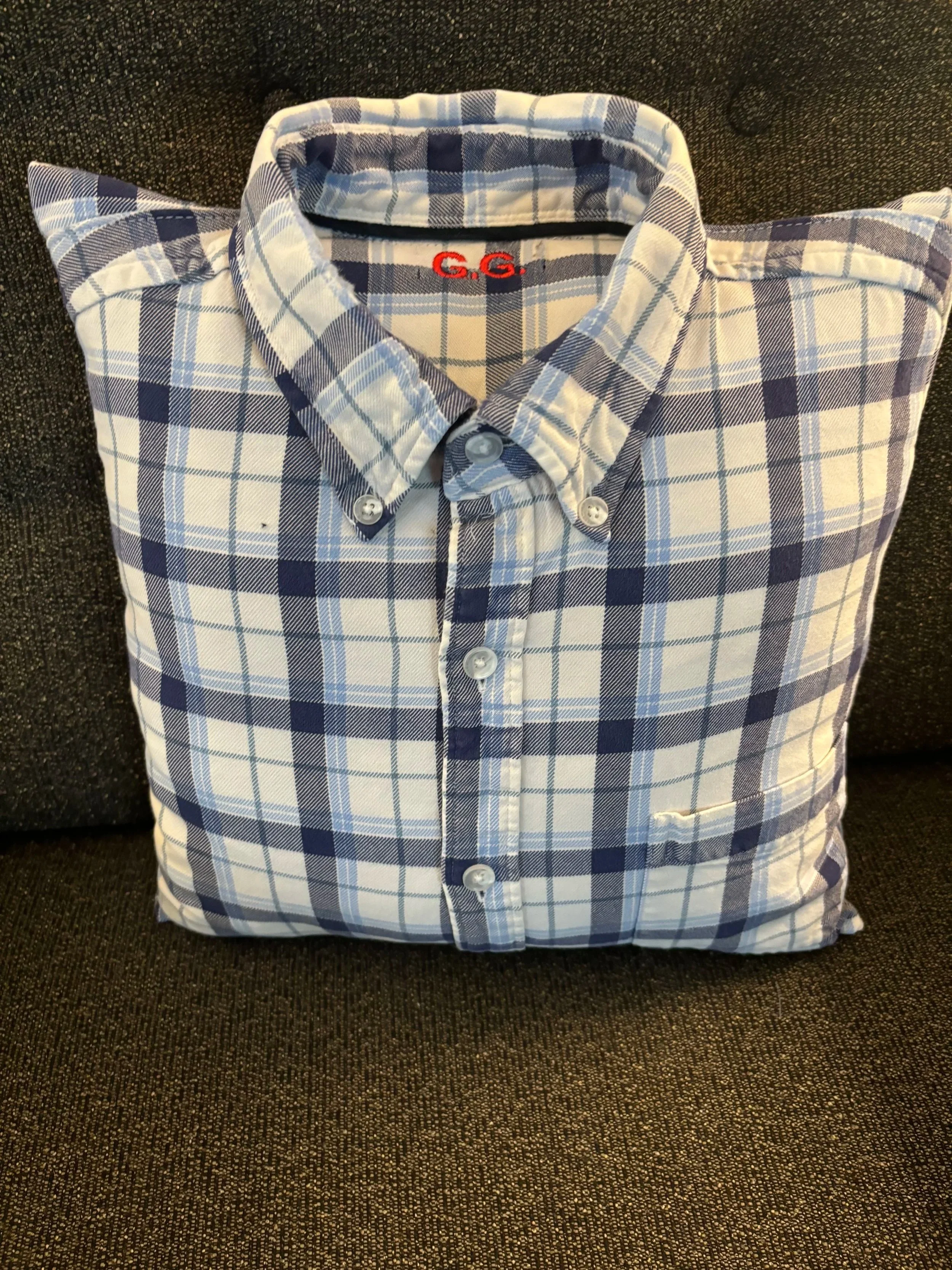 Mens shirt pillow