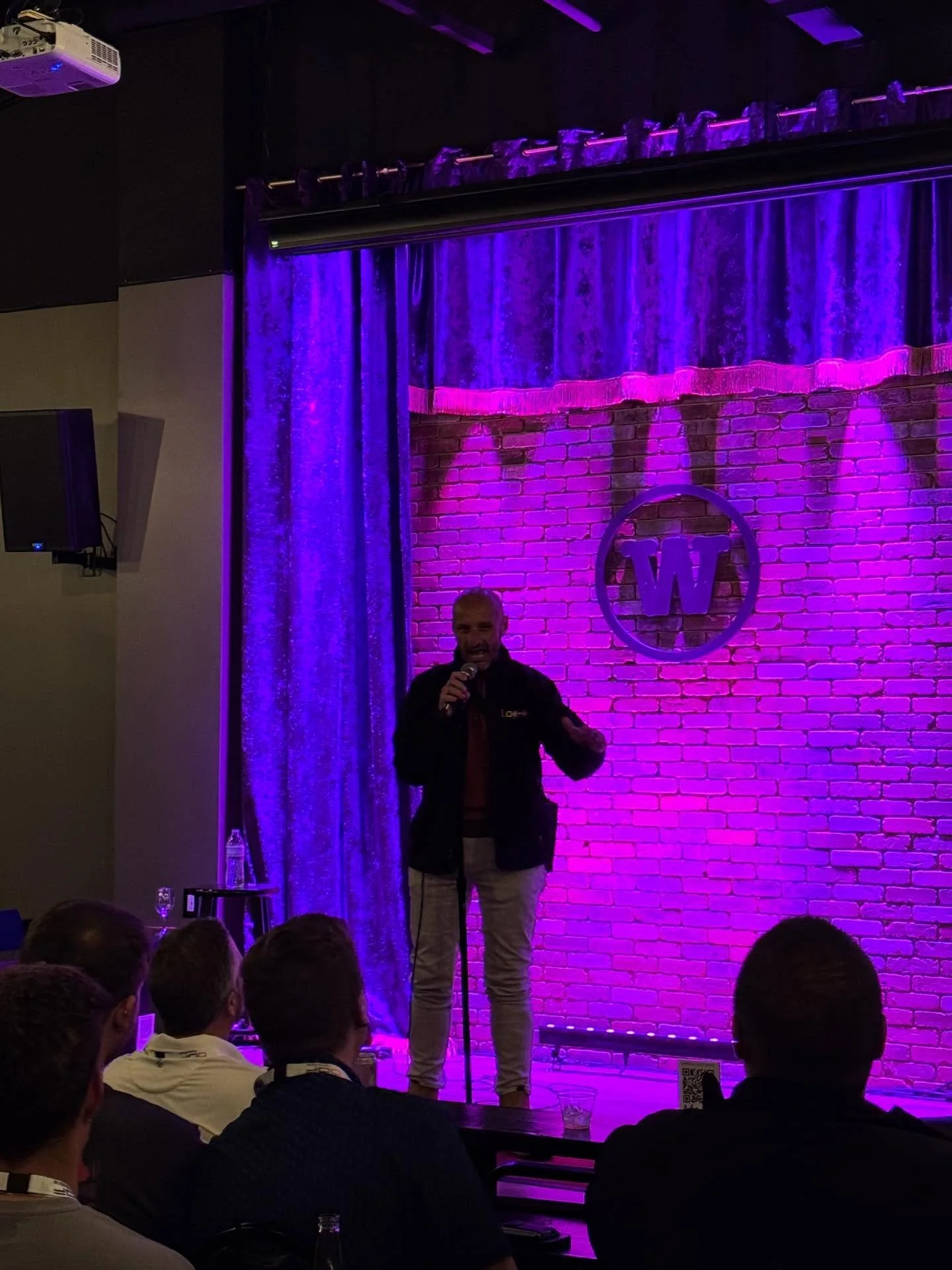Patrick lives his dream of becoming a stand up comedian!