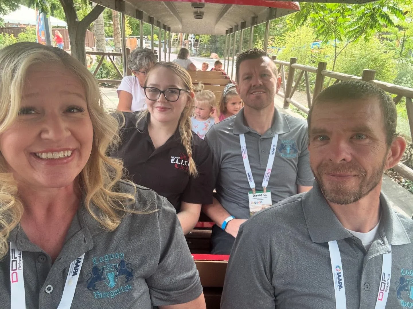Hanging out at the Hogel Zoo on the last day of the conference