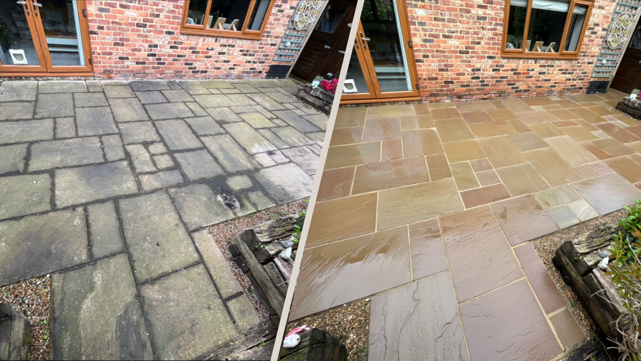 Bespoke patio jet washing, pressure washing and hydro cleaning services in Sevenoaks, Kings hill, Aylesford 