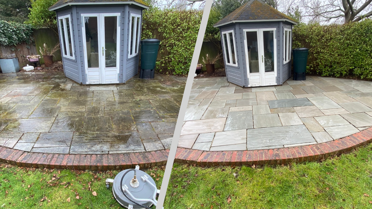 residential and commercial pressure washing services available in kent