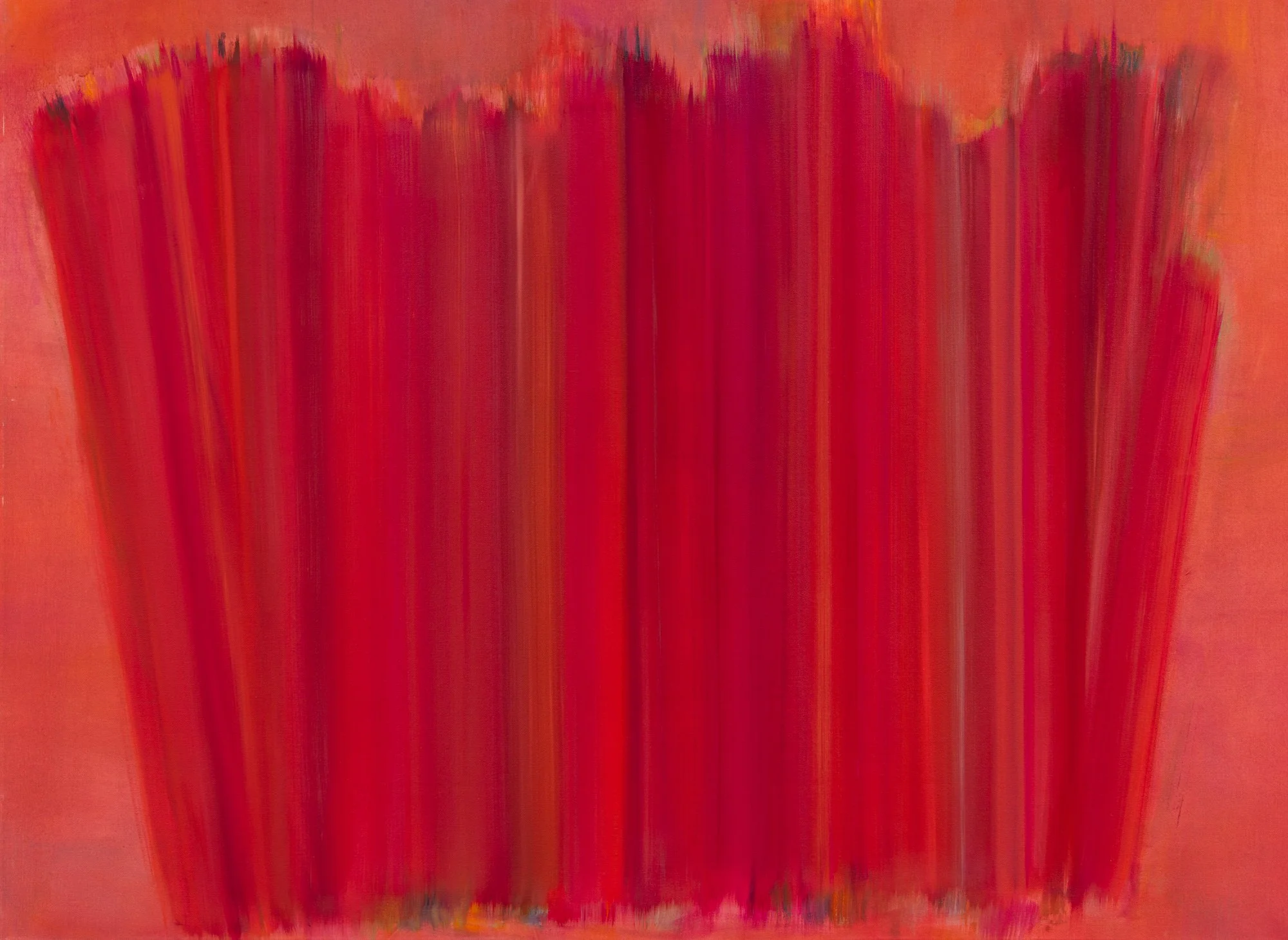 Valentina Luna, contemporary painter, oil on canvas, abstract atmospheric painting
