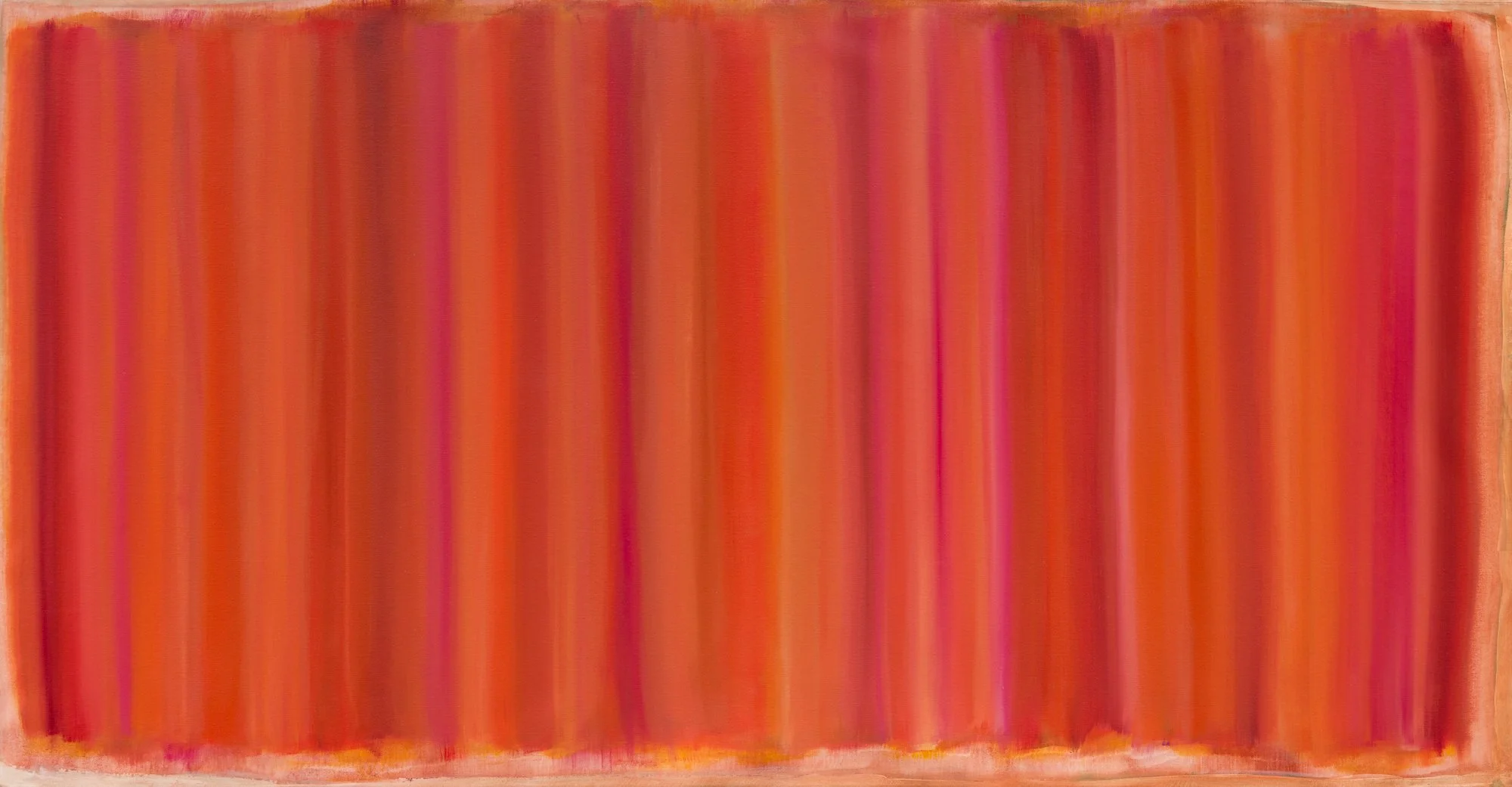 "Valentina Luna, oil on canvas, abstract atmospheric painting