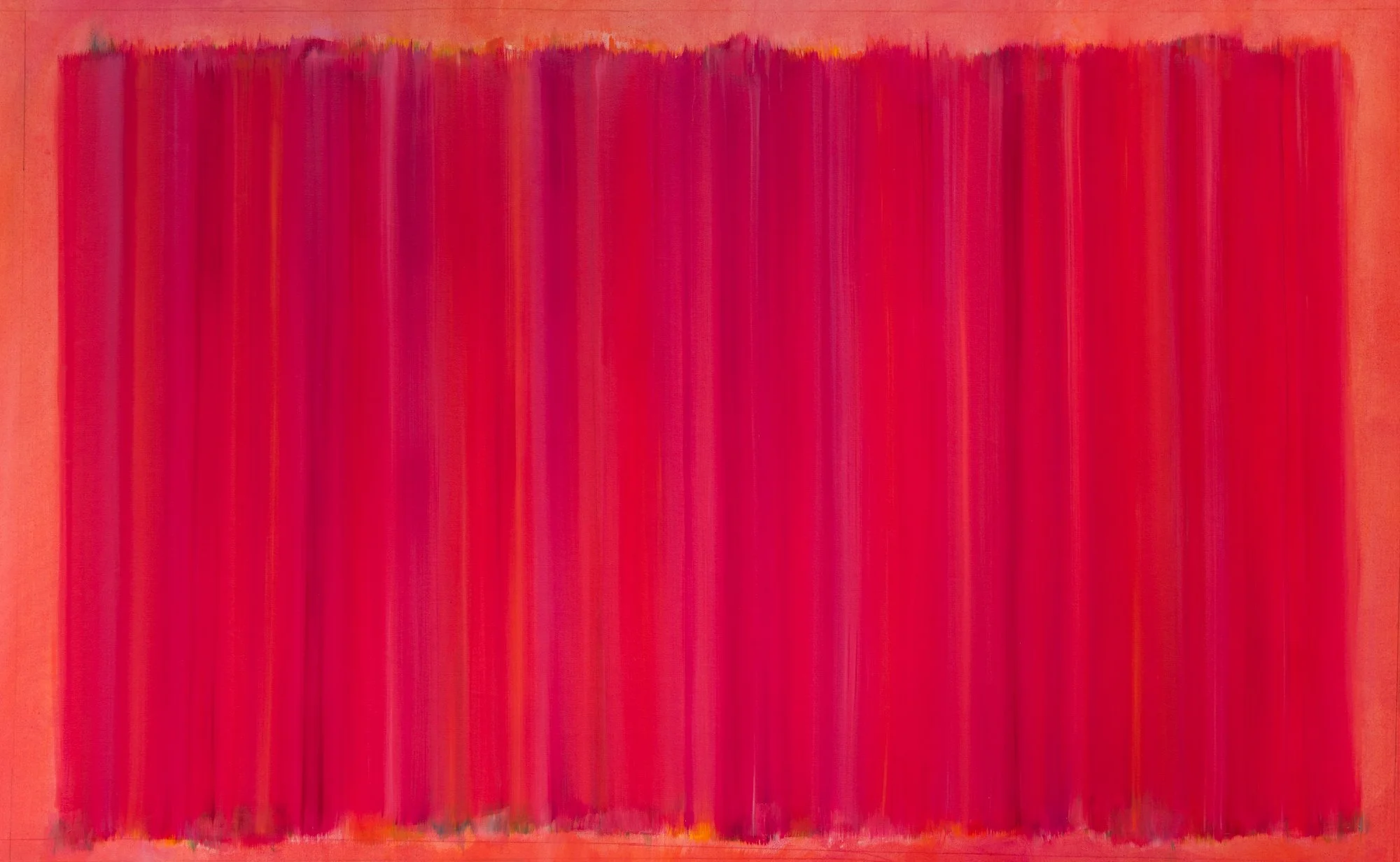 "Valentina Luna, oil on canvas, abstract atmospheric painting