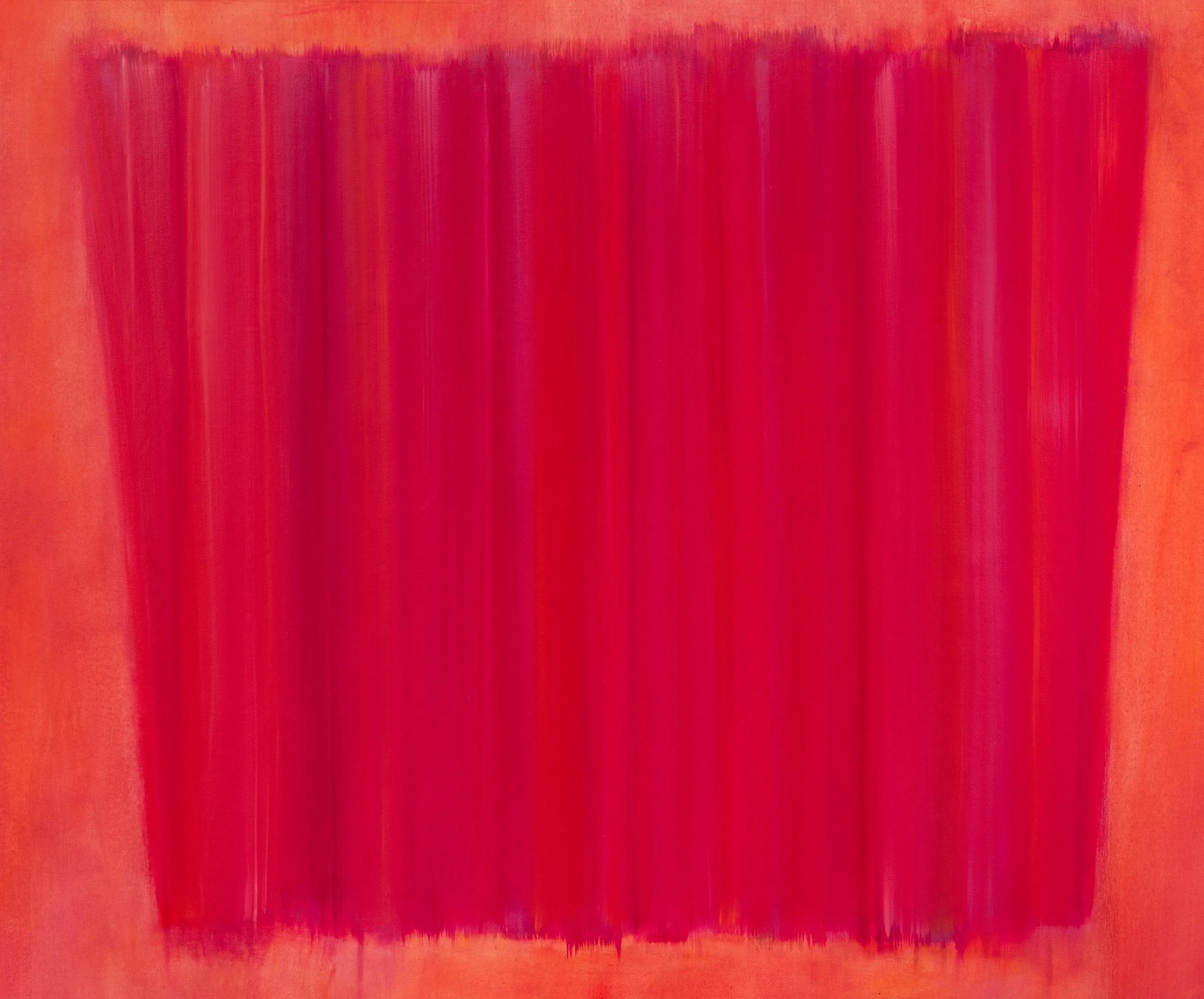 "Valentina Luna, oil on canvas, abstract atmospheric painting