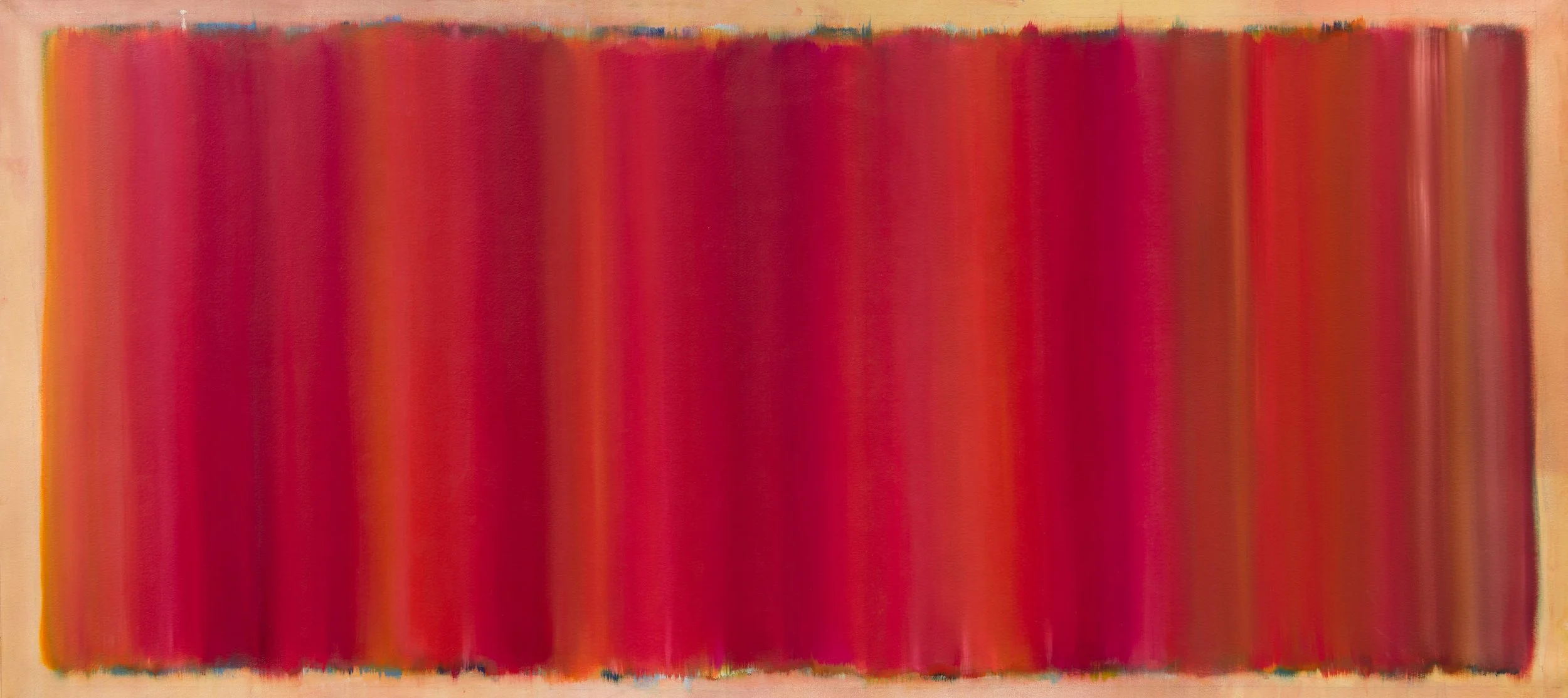 Valentina Luna, contemporary painter, oil on canvas, abstract atmospheric painting