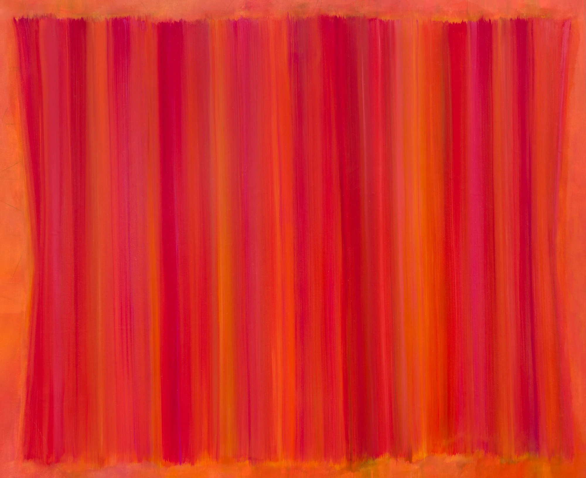 Valentina Luna, oil on canvas, abstract atmospheric painting, 2026