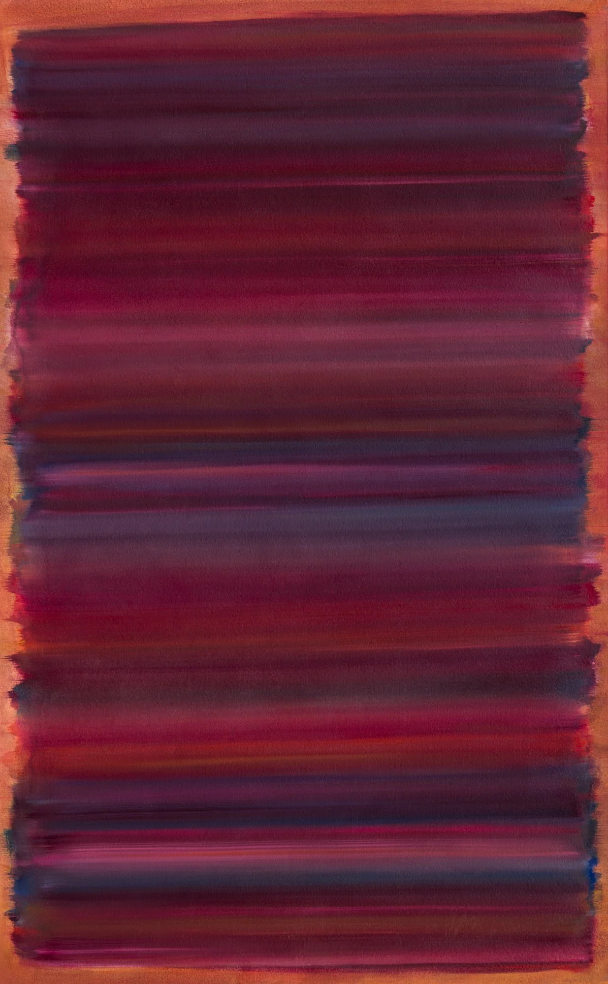 "Valentina Luna, oil on canvas, abstract atmospheric painting