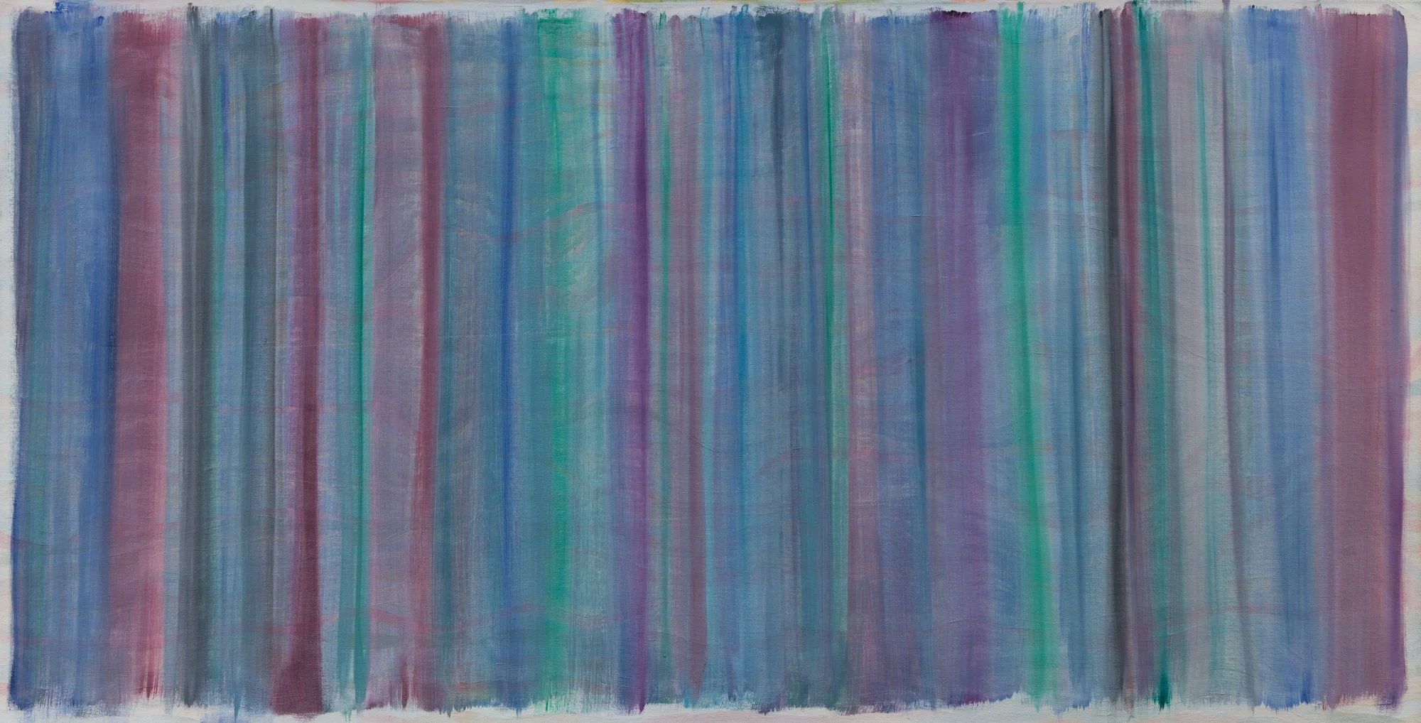 "Valentina Luna, oil on canvas, abstract atmospheric painting