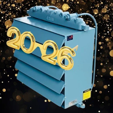 Our new years resolution is to keep your workspaces warm with units that will last decades with no maintenece. Oh wait... we've been doing that for 30 years!!