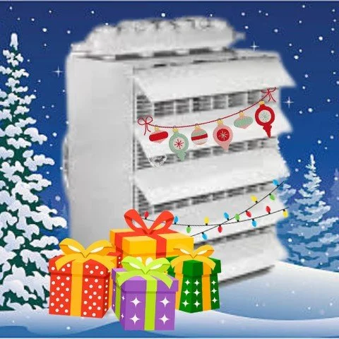 We're warm and ready for christmas! Are you? If not, its never too late to give your industrial space a visit from the heat miser!