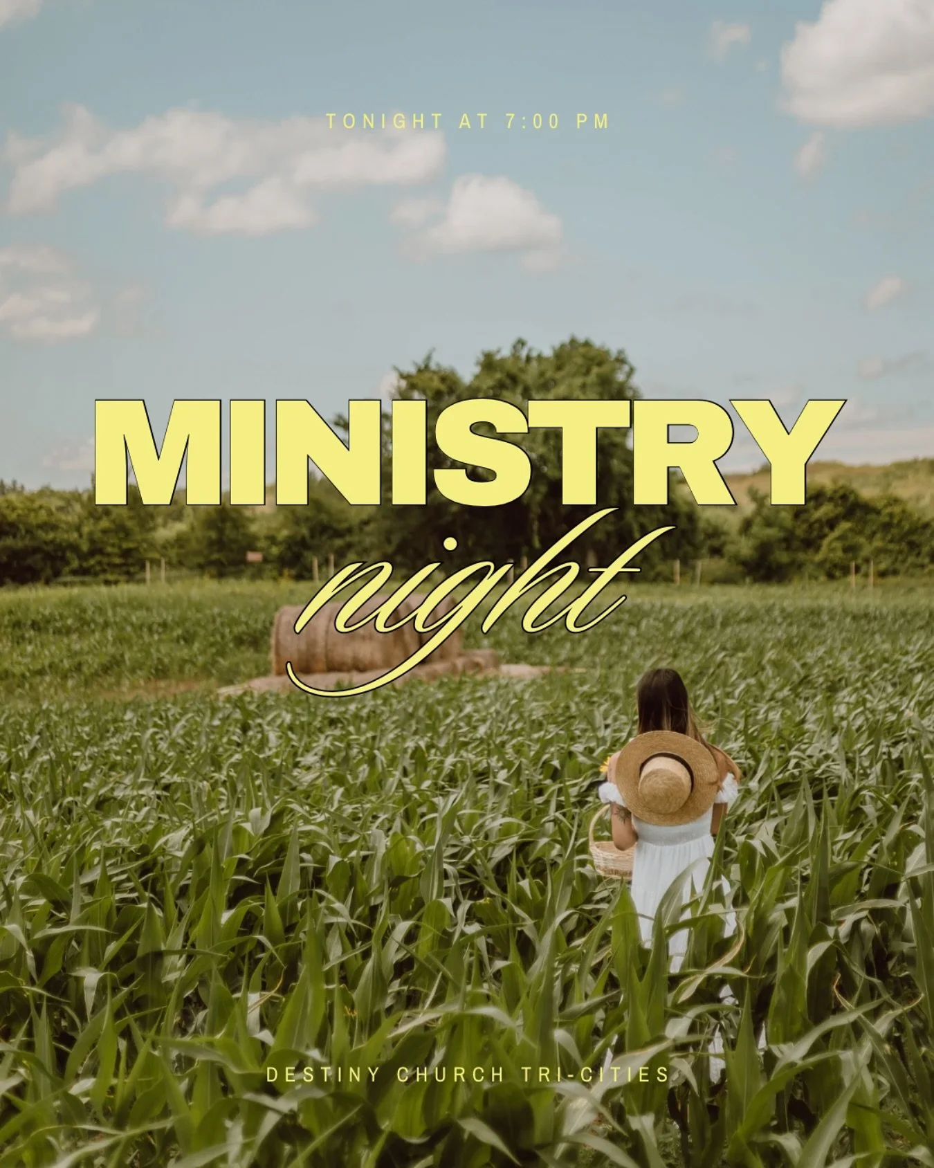 Want to see the Holy Spirit move in your life? MINISTRY NIGHT is TONIGHT! 🔥 Join us at 7pm for a spirit-led service. He is waiting for you, will you enter into His presence? What is waiting for you on the other side of your Yes?