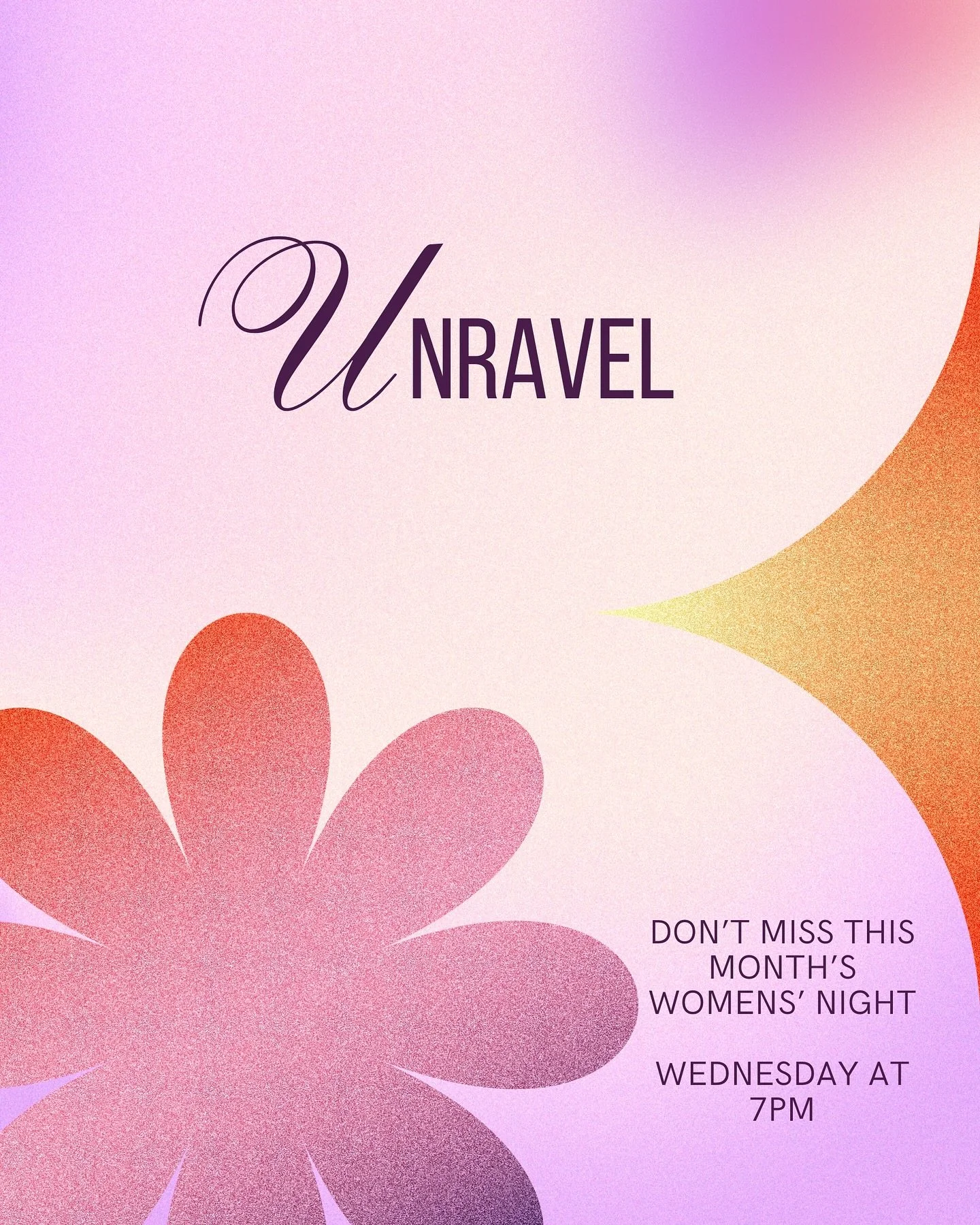 See you ladies tomorrow ❤️ Unravel is only once a month, you don&rsquo;t want to miss it!