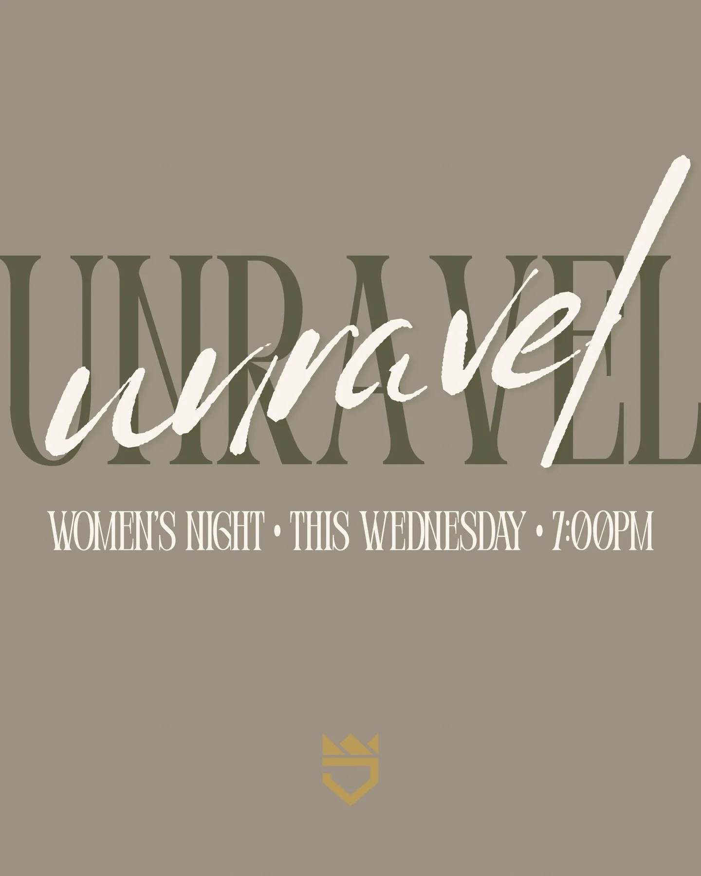 TOMORROW 🤍 Ladies we&rsquo;ll see you at our monthly Unravel night at 7pm!