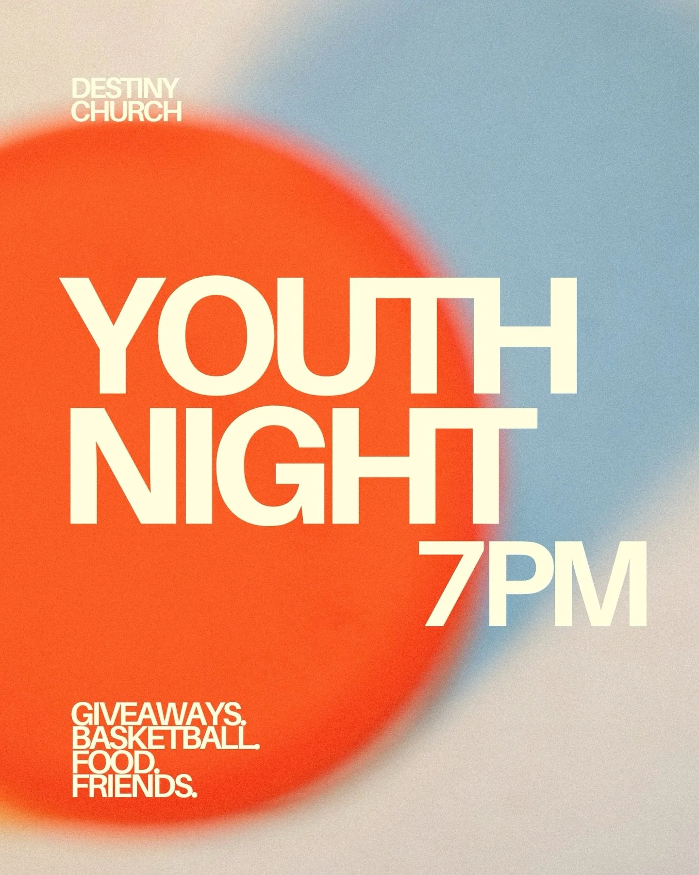 YOUTH! 🌟 See you tonight at 7pm!