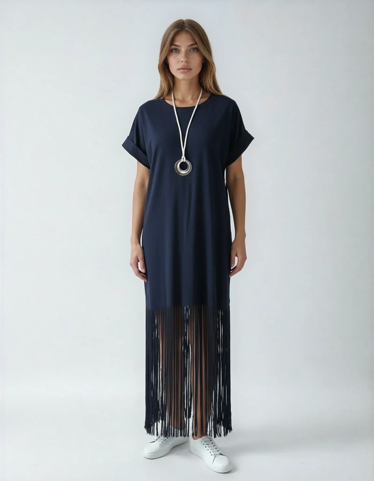ZIRA Fransenkleid