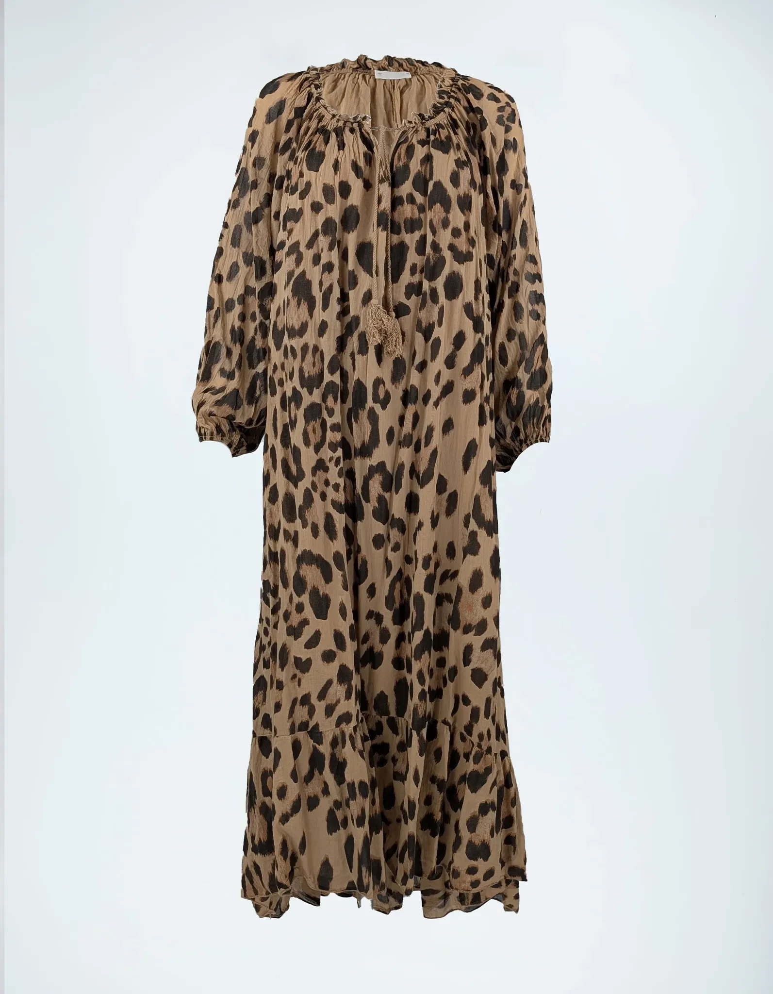 Maxikleid mit Leo-Print