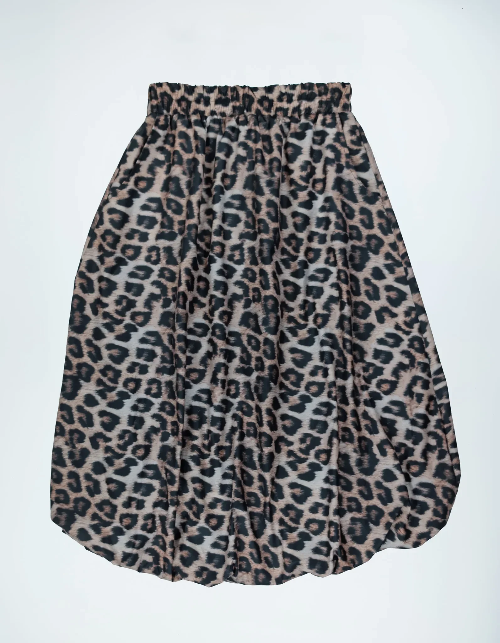 WILD Ballonrock Leopard Print mit elastischem Bund