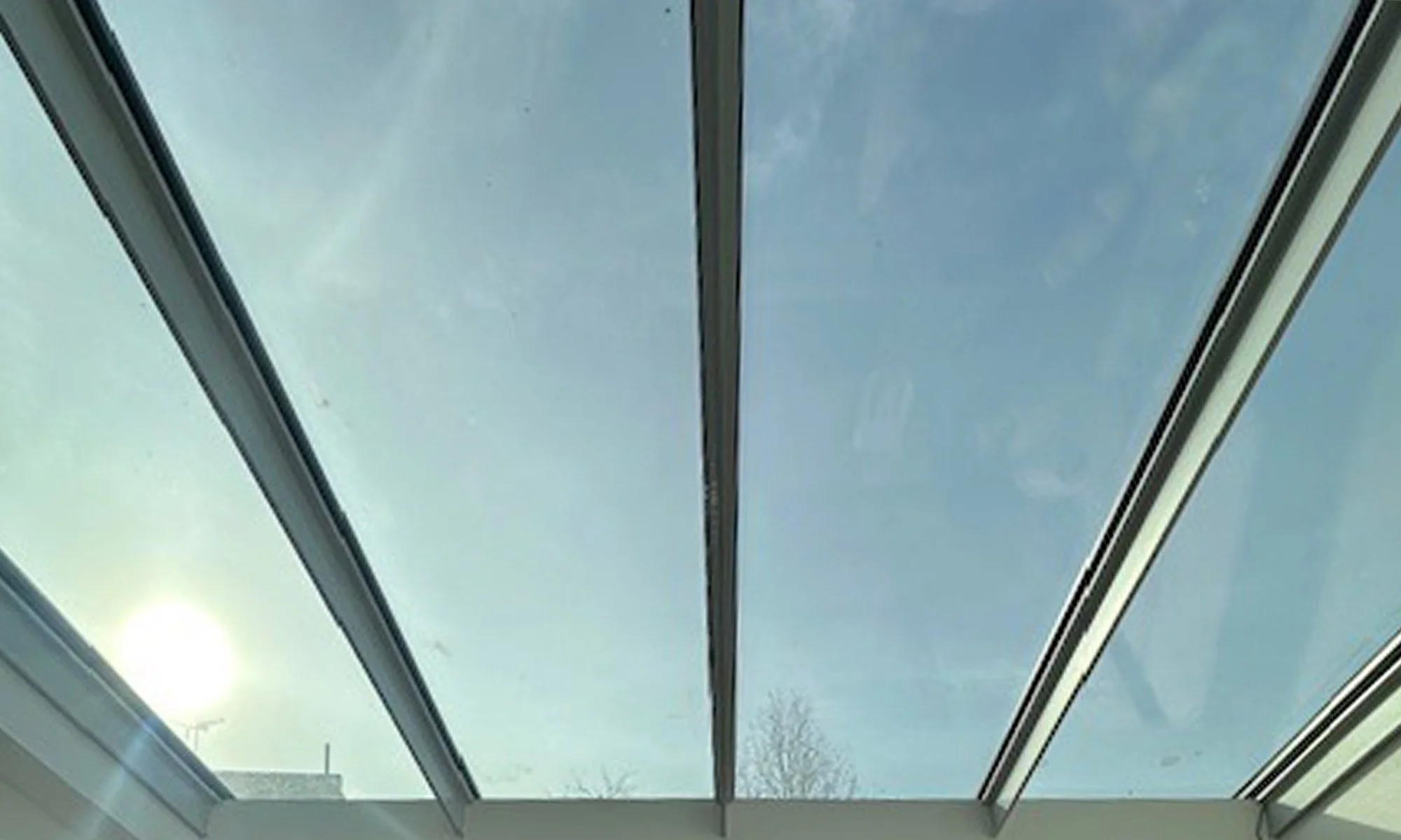 custom sky track blind