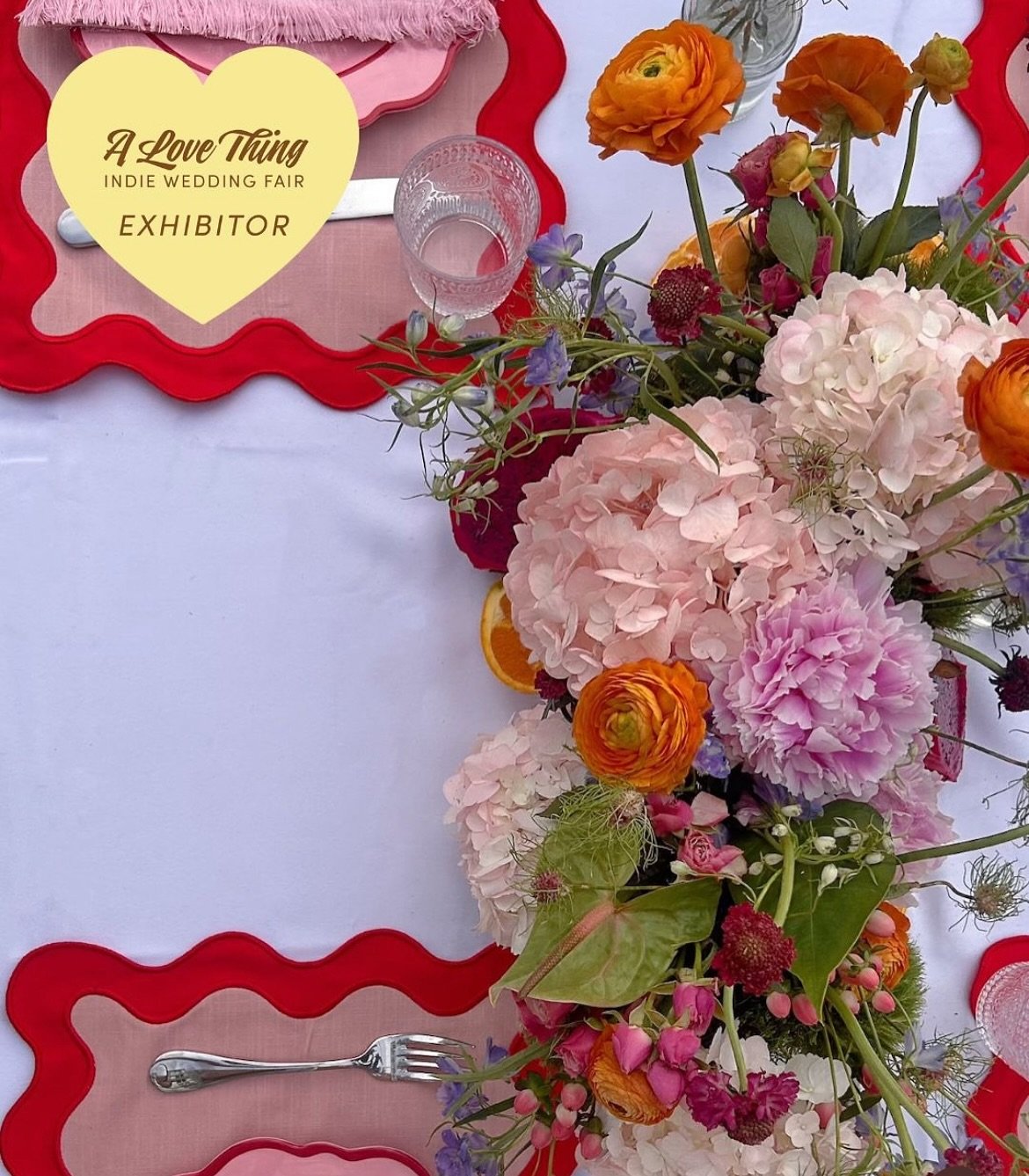 We&rsquo;ll be at the Norwich Art Centre on Sunday, 2nd November from 11am-3pm for A Love Thing Indie Wedding Fair! 

Come see our bespoke floral designs in person, chat all things wedding flowers, and enter an exclusive giveaway to win your dream we