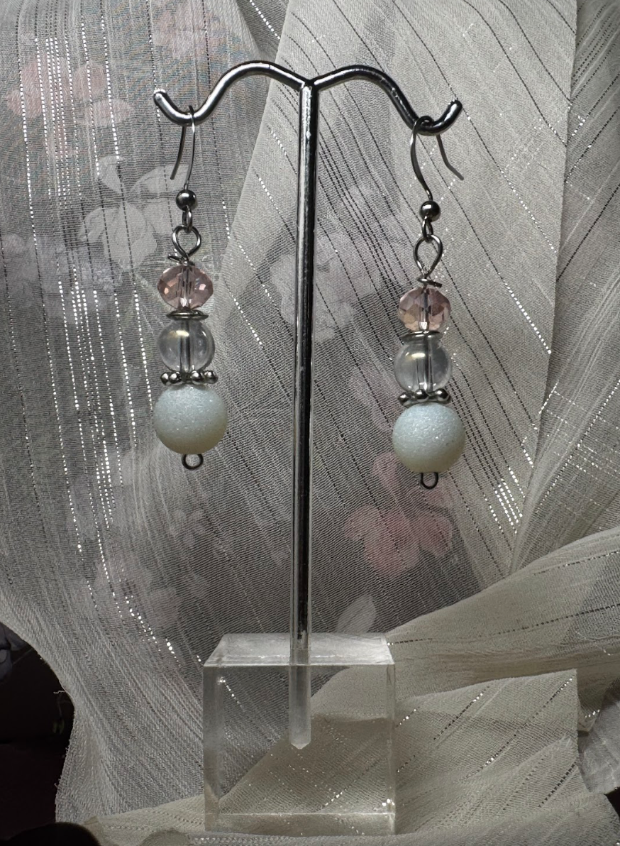 THE SNOW BALL EARRINGS