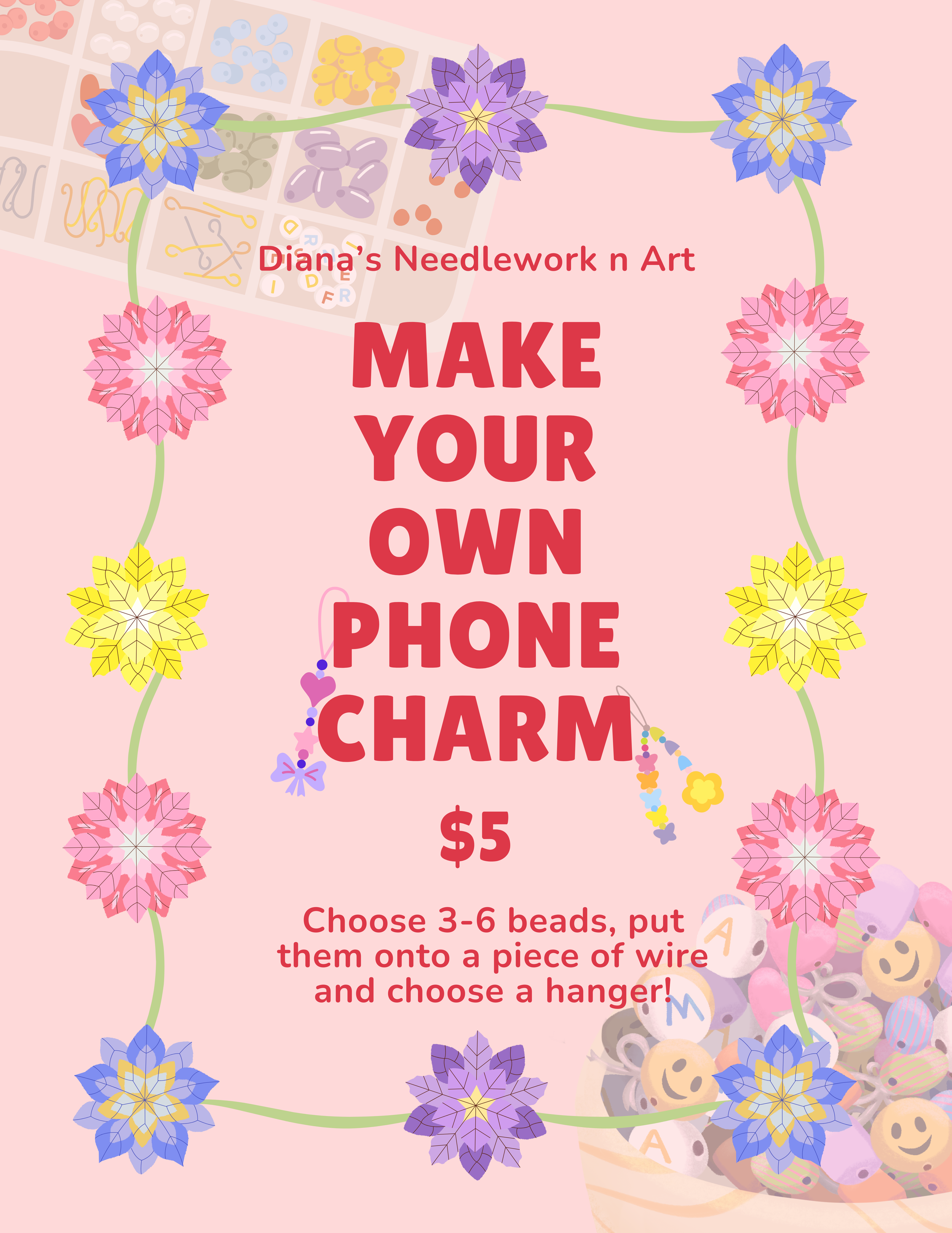 MAKE YOUR OWN PHONE CHARM