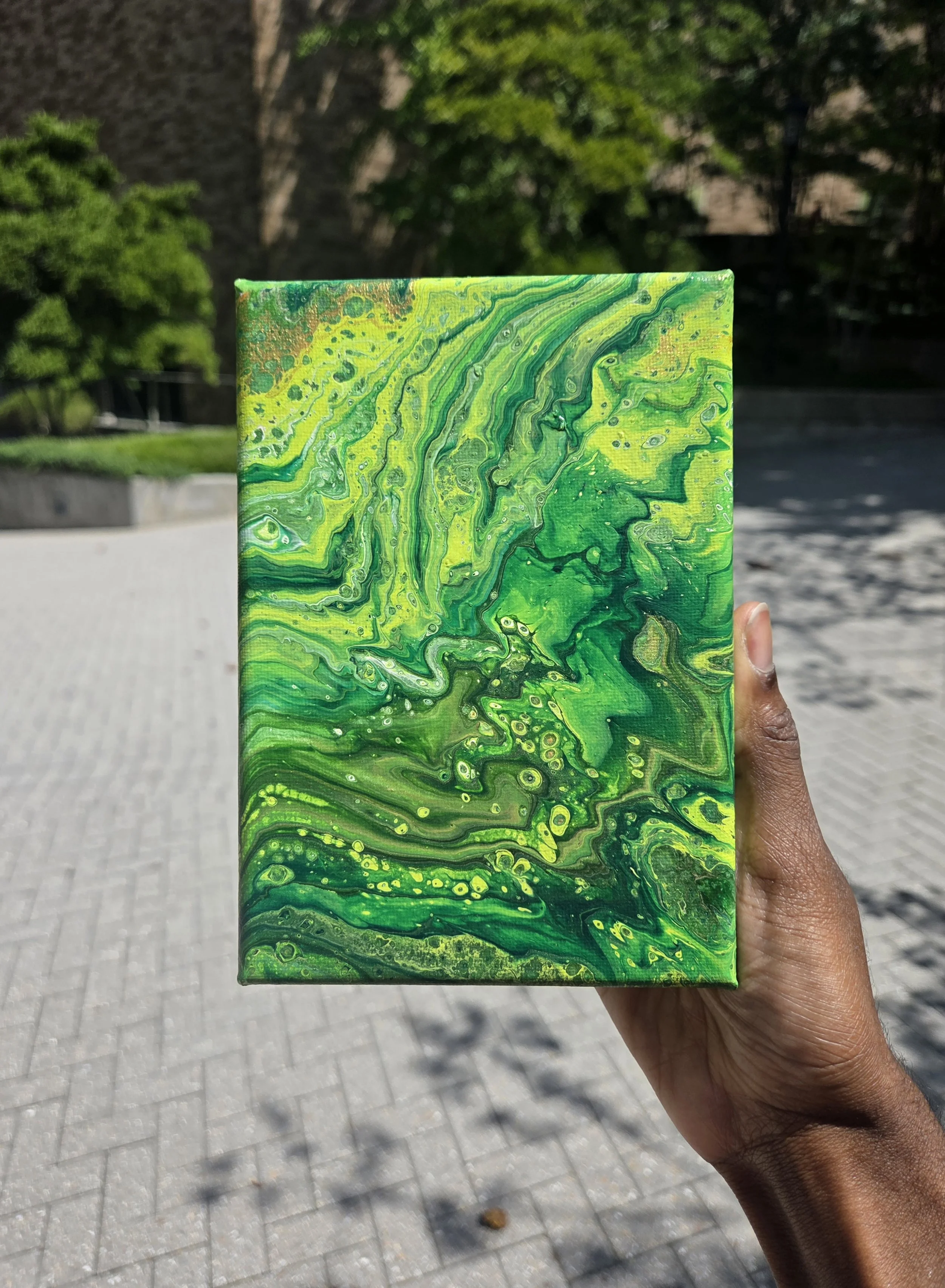 NATURE’S ROYALTY MINI FLUID ART PAINTNG 03