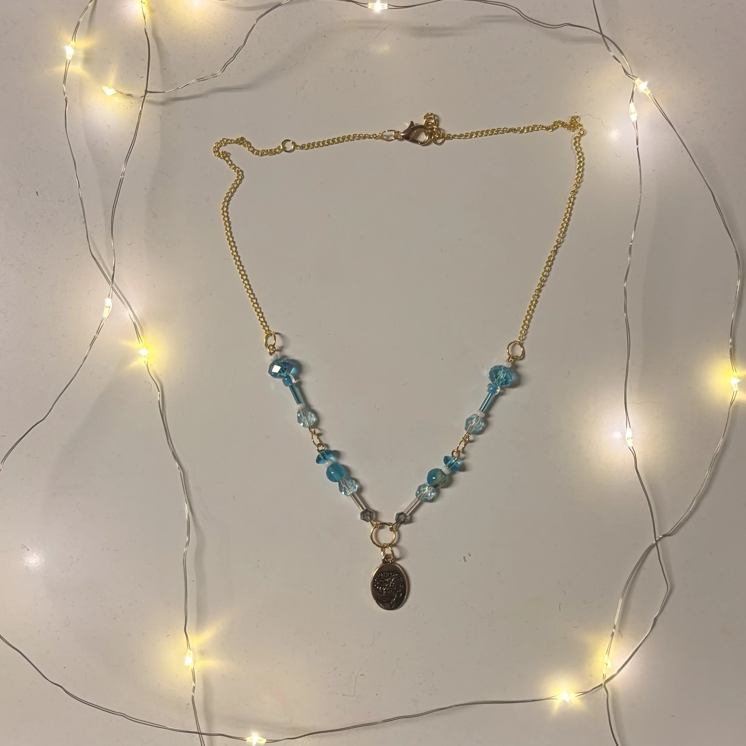 Bloom Necklaces (Gold) (Blue).jpeg