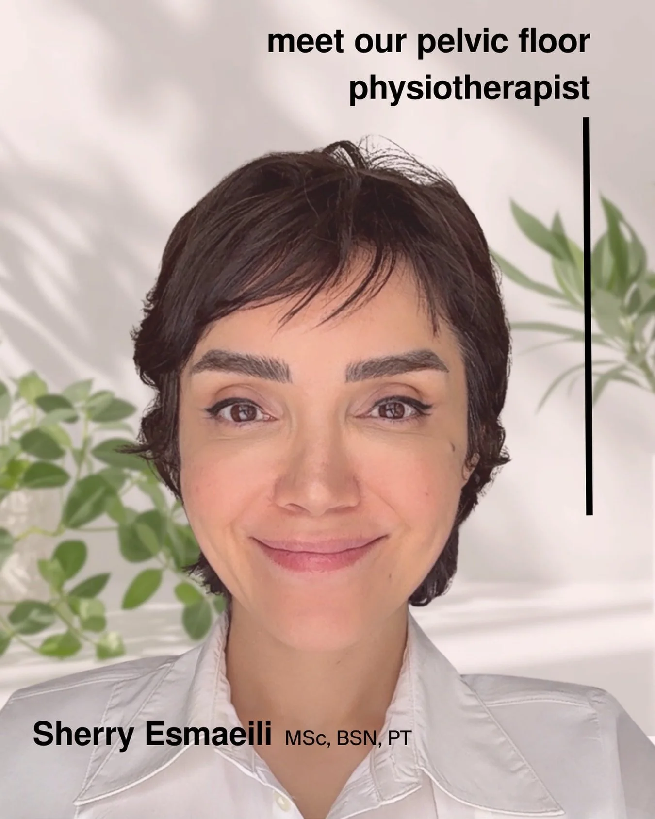 Meet Sherry 🤍

With a Master&rsquo;s in Physical Therapy and a background in nursing and psychology, Sherry brings both deep clinical expertise and a whole-person approach to pelvic health. She supports you through every stage: 

From preparing your