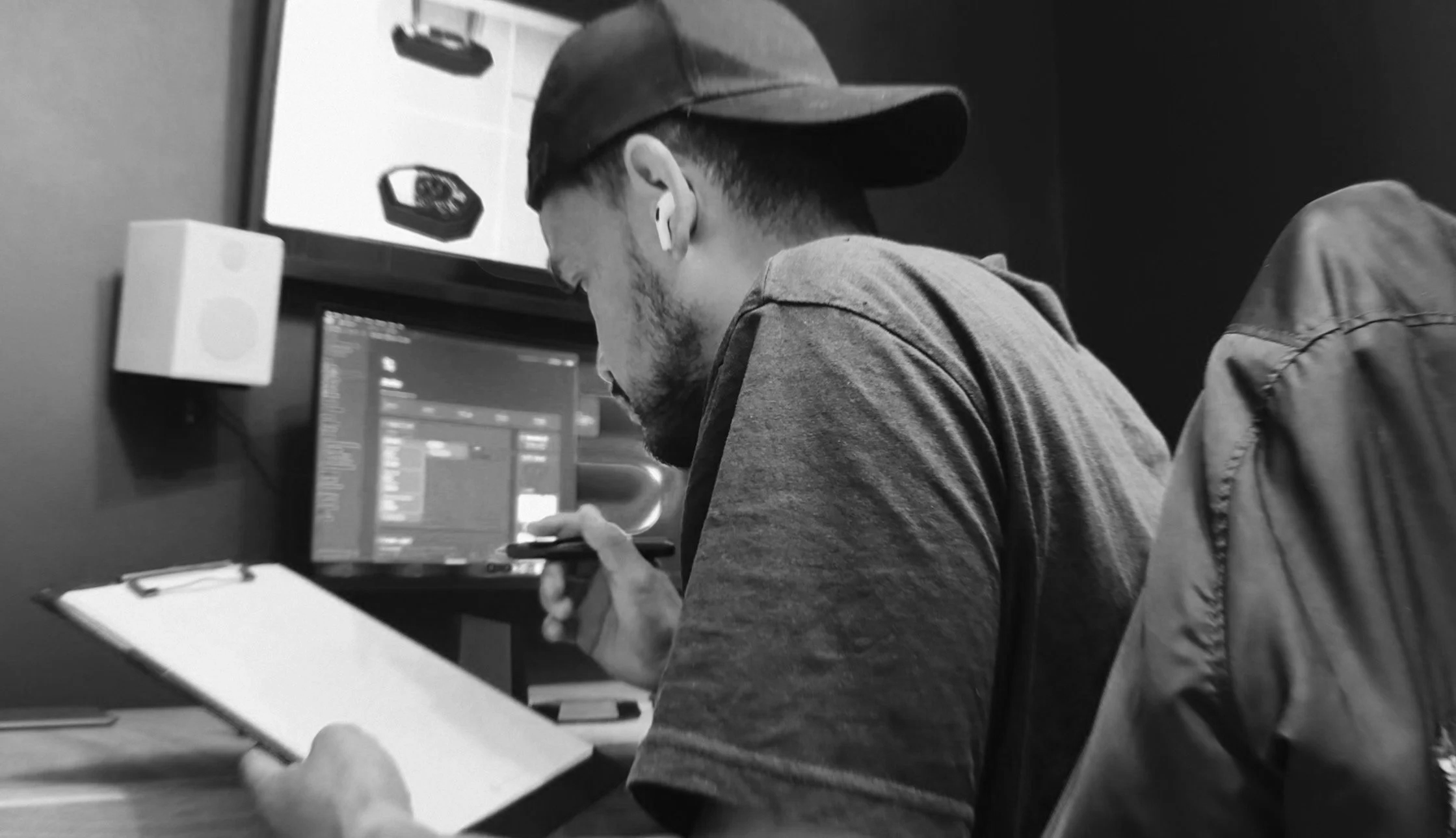 Thomas L. Fondateur de Prometes en production de lava.