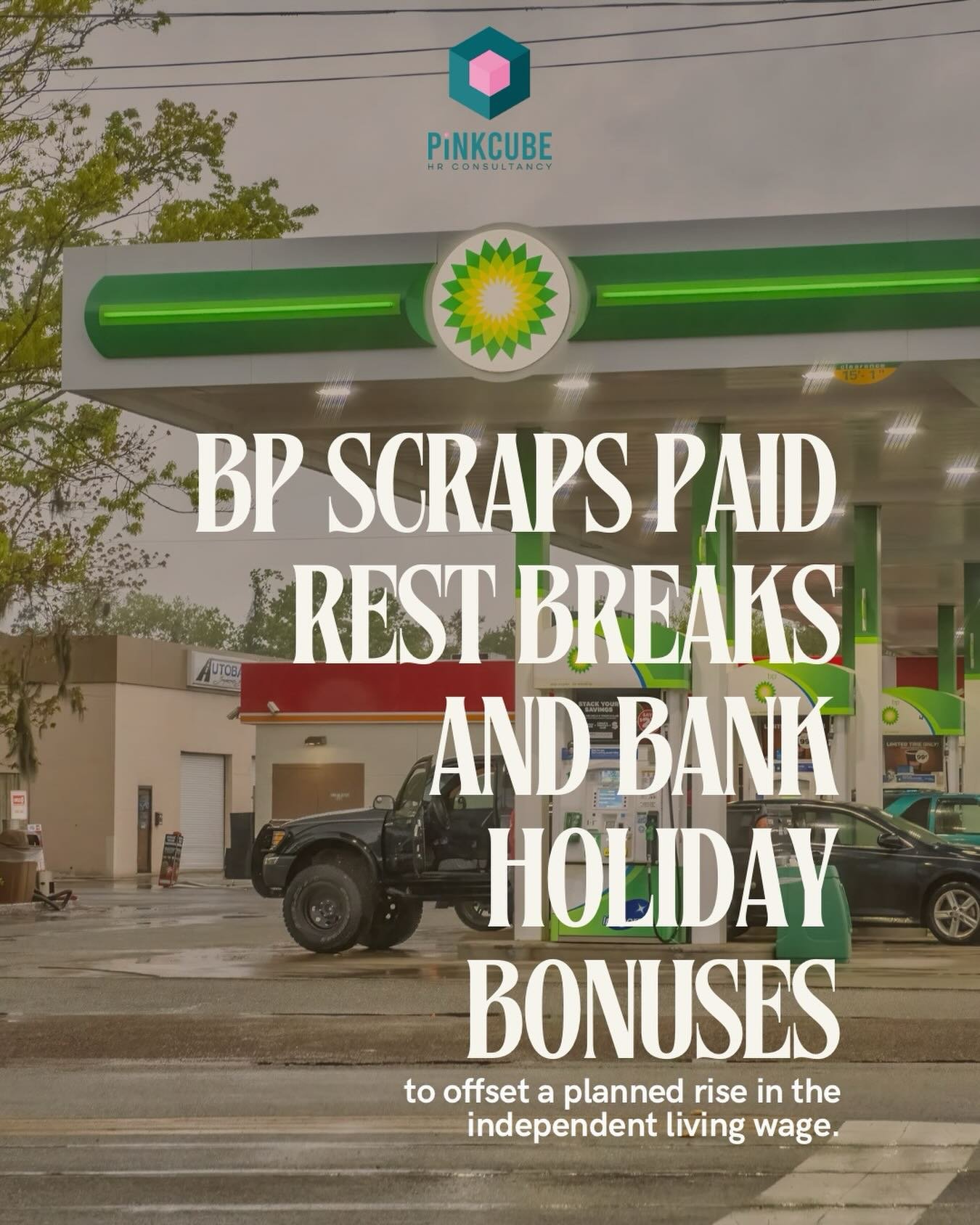 BP&rsquo;s new pay structure raises some serious questions about what fair pay really means 👀

BP has announced they will raise hourly pay for 5,400 forecourt staff from &pound;12.60 ➡️ &pound;13.45 to meet the Living Wage Foundation rate. 

✅Sounds
