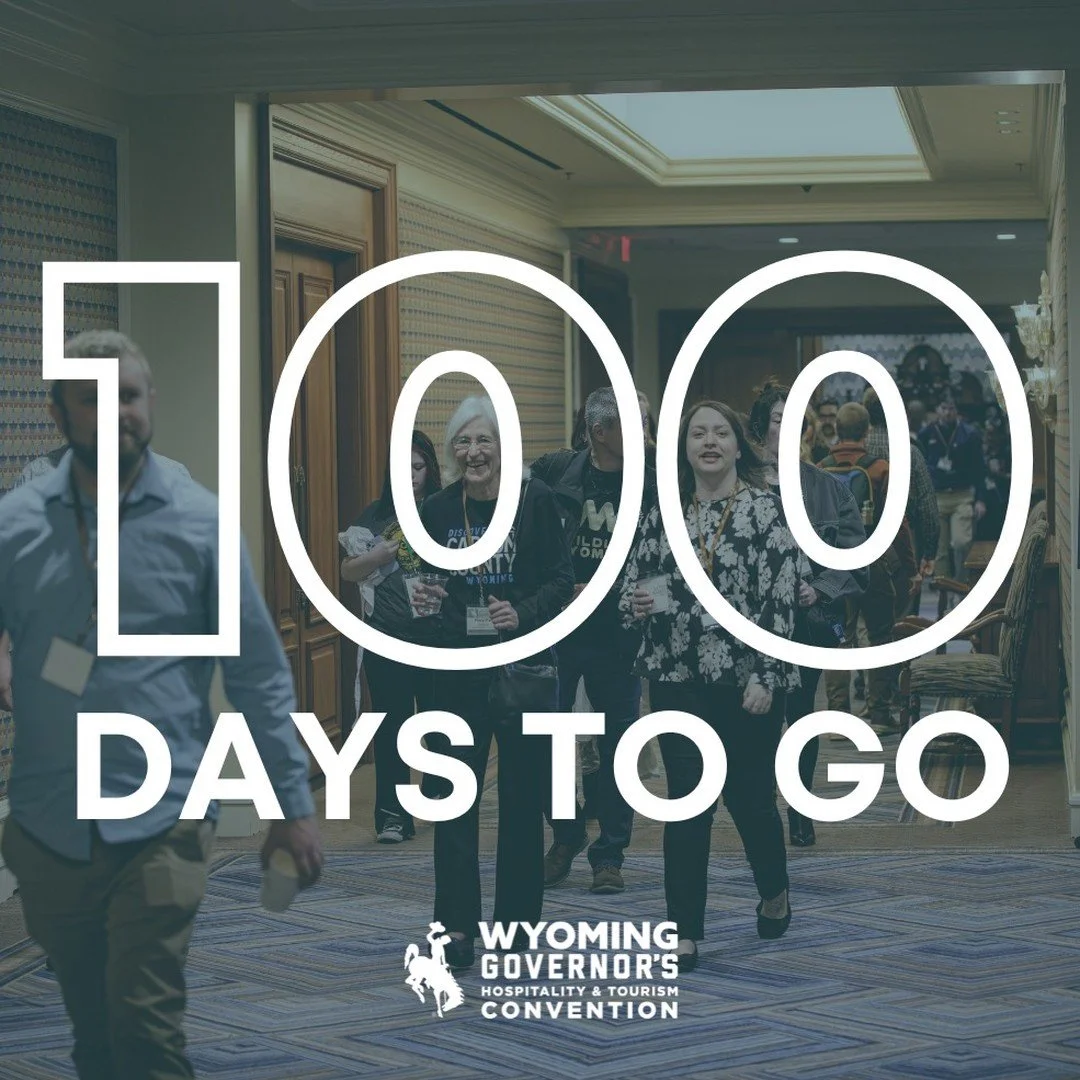 Let the countdown to the Wyoming Governor's Hospitality and Tourism Convention begin! Seize the opportunity to build upon relationships or create new ones with leaders and buyers from across the state. 🤘🏼

Join us January 26-28, 2025, in Cheyenne! 
