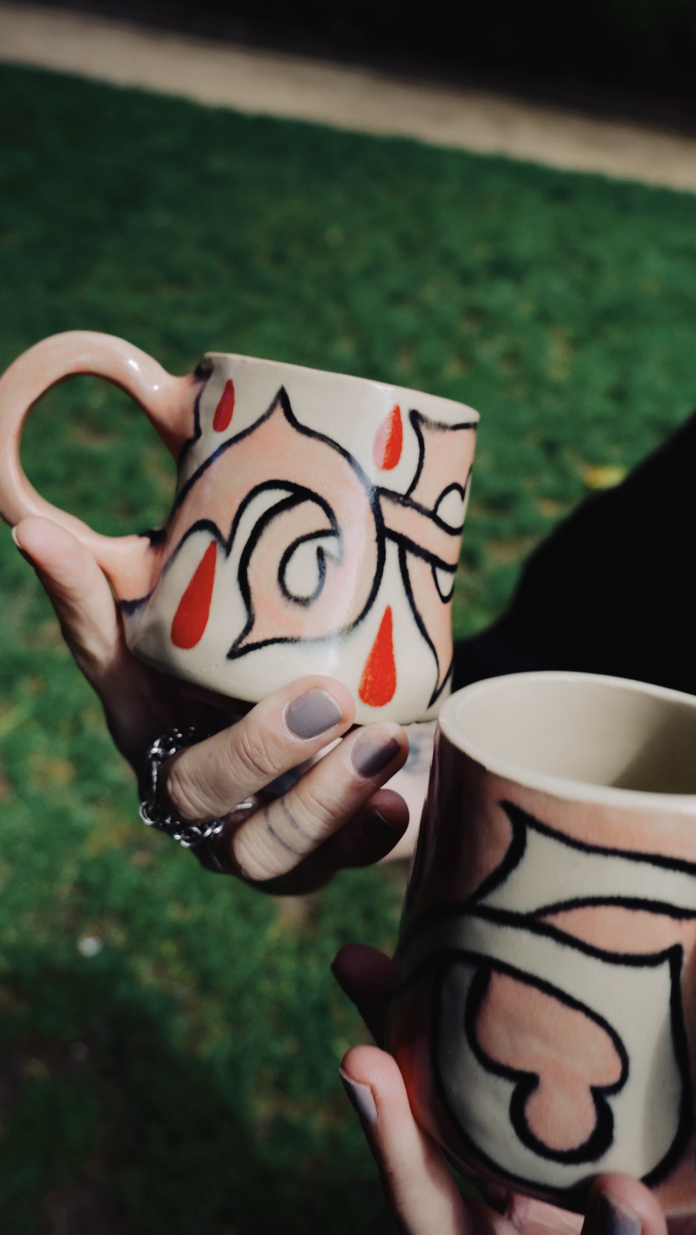 Tasses en grès