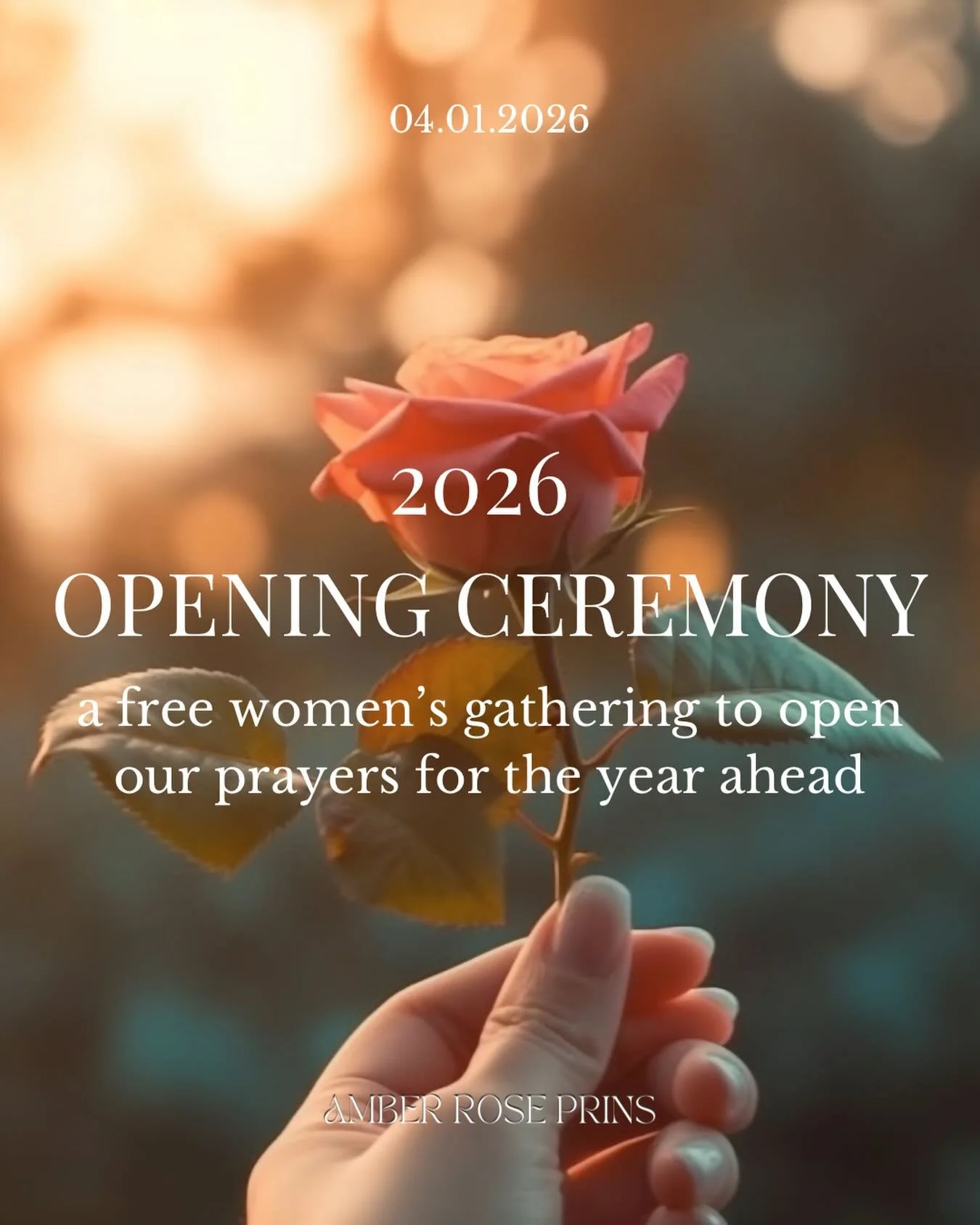 I&rsquo;ve just been finalising the prep for the 2026 Opening Ceremony this Sunday and I am SO EXCITED to guide you through my visioning process - you&rsquo;ll leave the call with such a beautiful, clear vision for the year ahead, AND your exactly-ri