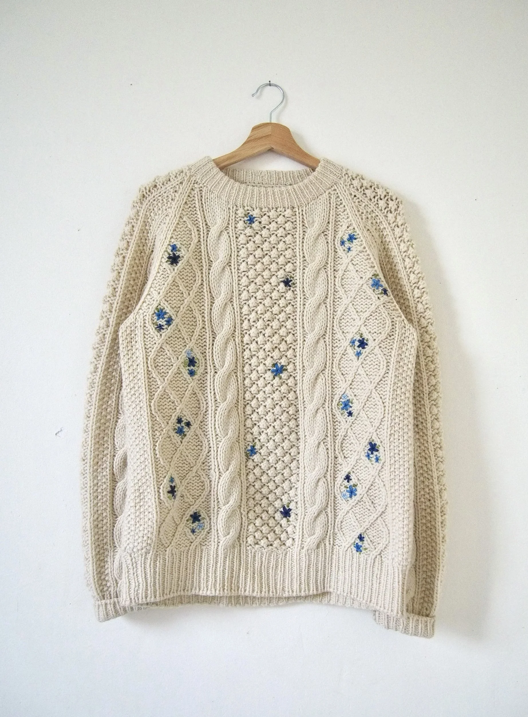 Pull fleurs 1