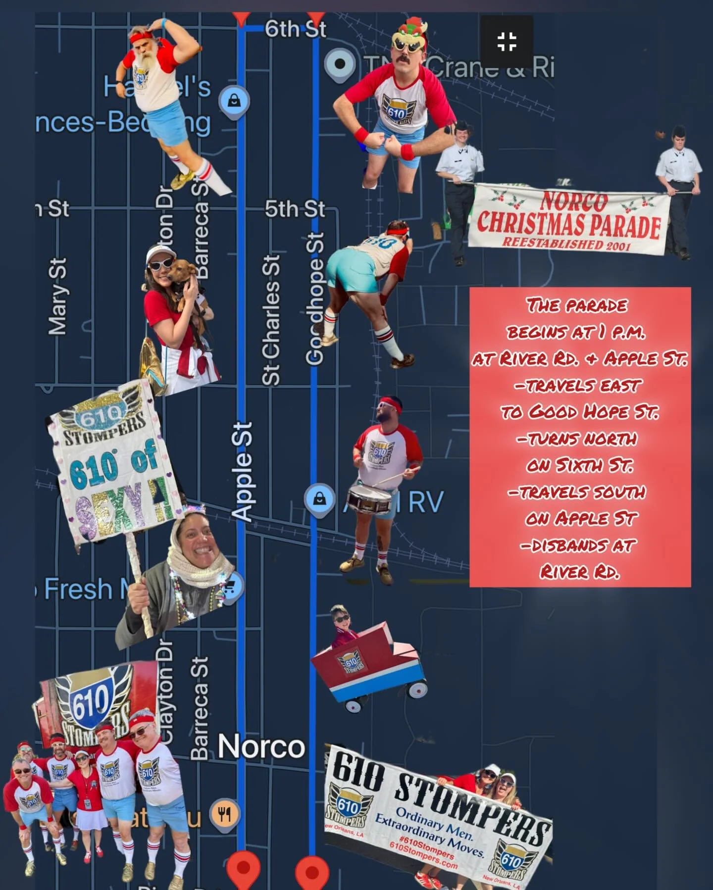 Get Ready to Stomp, Norco! 🕺🎄
The 610 Stompers are bringing the extraordinary moves to the Norco Christmas Parade this Sunday! Come catch us in action!
📅 When: Sunday, Dec 7
🕐 Time: 1:00 PM
📍 The Route: Starts at River Rd &amp; Apple St ➡️ East 
