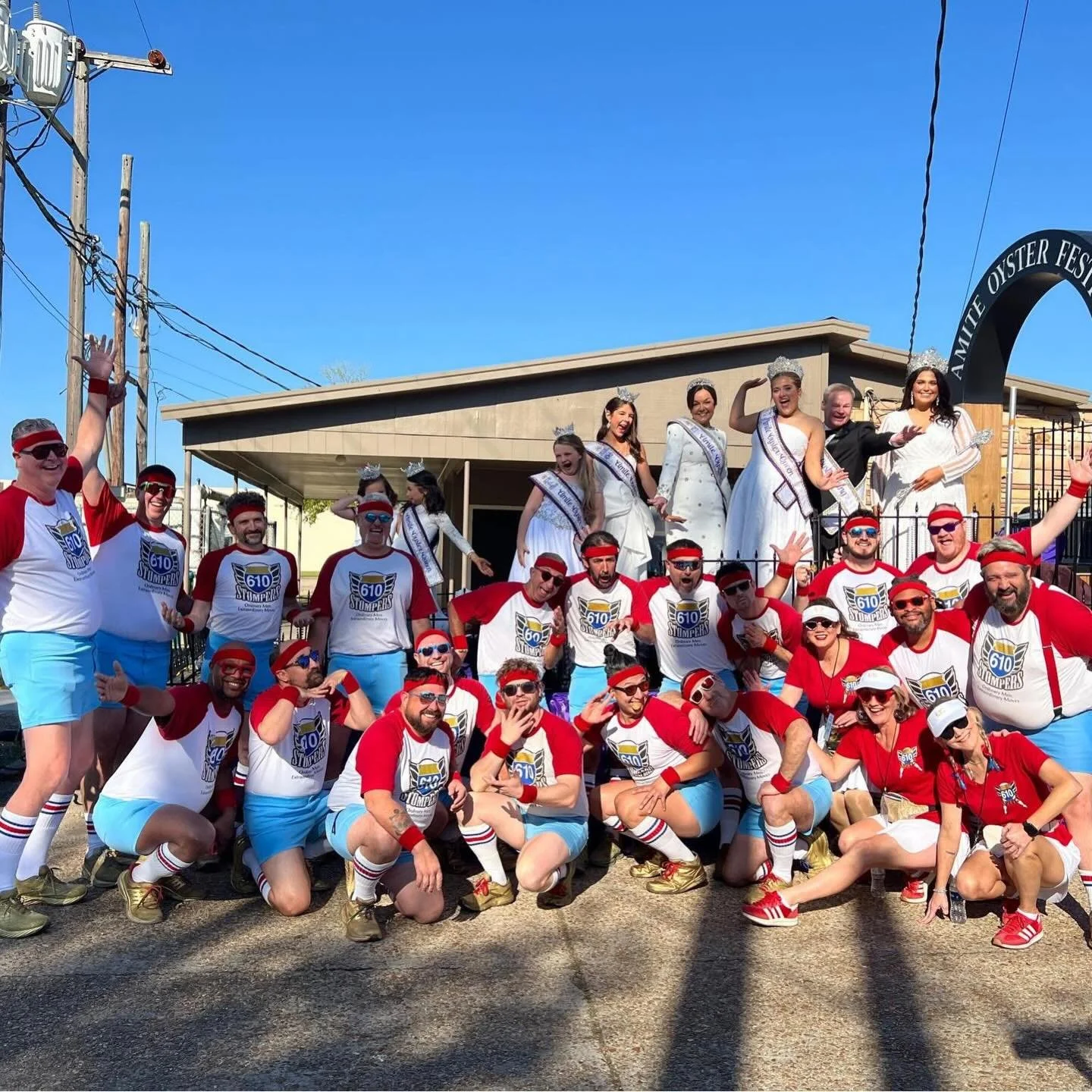 Some photos from this past weekend at the @amite_oyster_festival 🦪
The 610 Stompers and 610 Splits had a great time celebrating 50 years of the festival, from the parade to the performance and everything in between.

Coming soon from these ordinary 