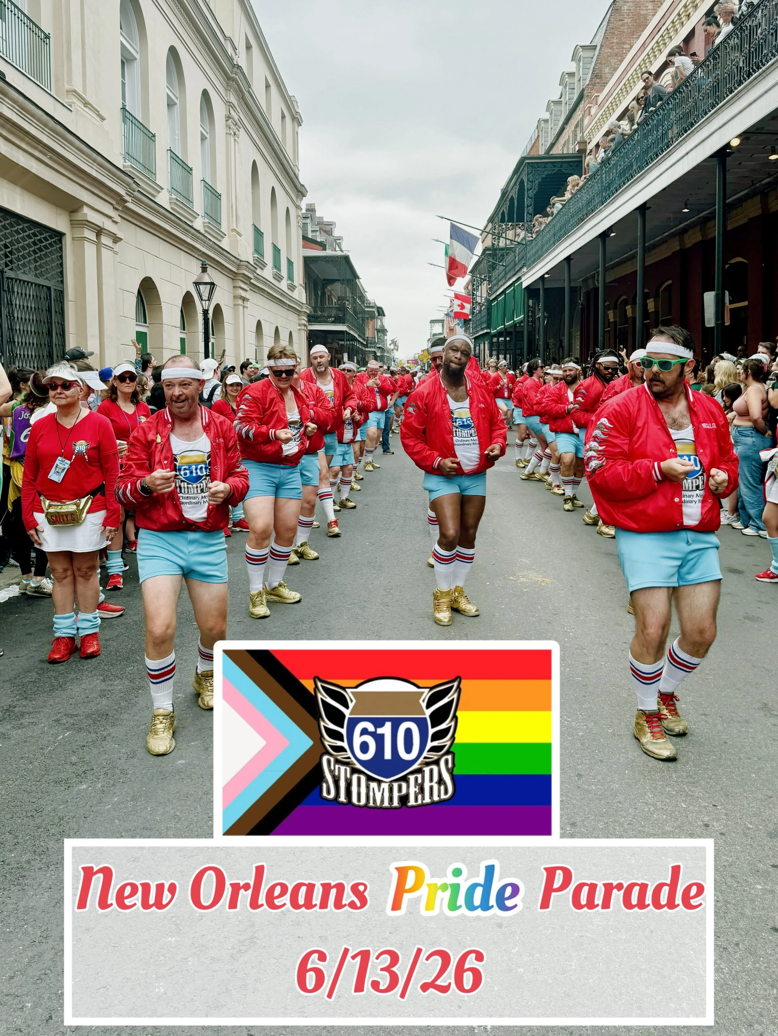 This year, the 610 Stompers are excited to be joining the New Orleans Pride Community Parade in the French Quarter on June 13th! The Stompers have always been about bringing people together, making people smile, and celebrating the idea that there&rs