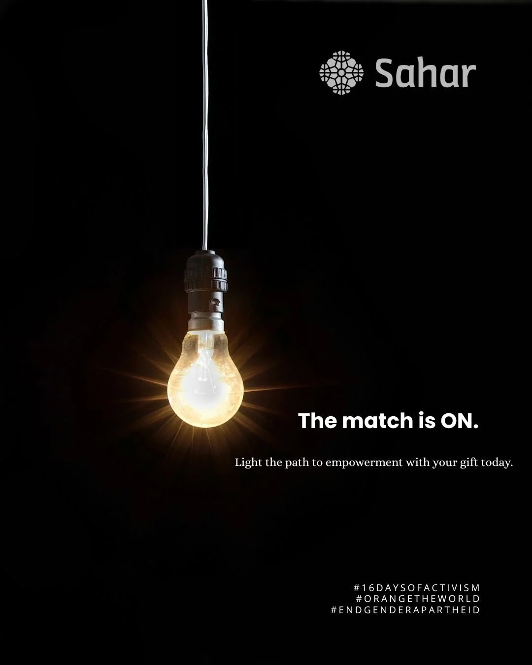 The match is ON.

For the next 36 hours, your donation to Sahar Education is double-matched through @GlobalGiving.

That means double the classrooms
Double the courage
Double the resistance

Afghan girls are learning in secret. Women are dreaming bey