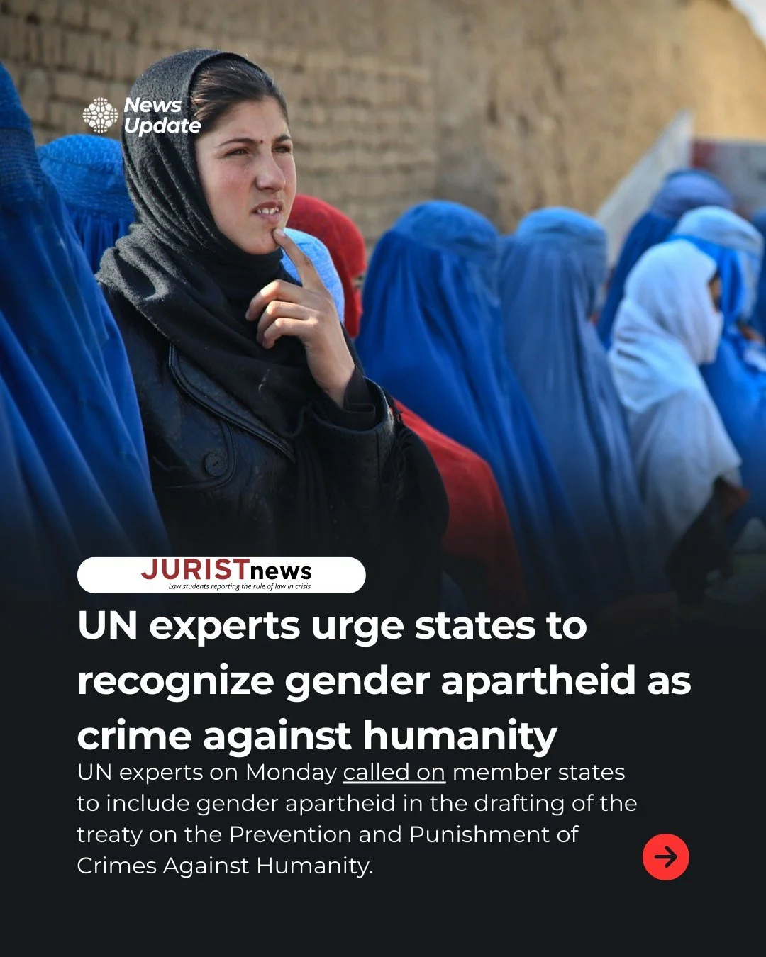 UN experts are calling for a historic step: to recognize gender apartheid as a crime against humanity. This is a direct response to the systematic erasure of Afghan women and girls from public life under Taliban rule. From education bans to forced in